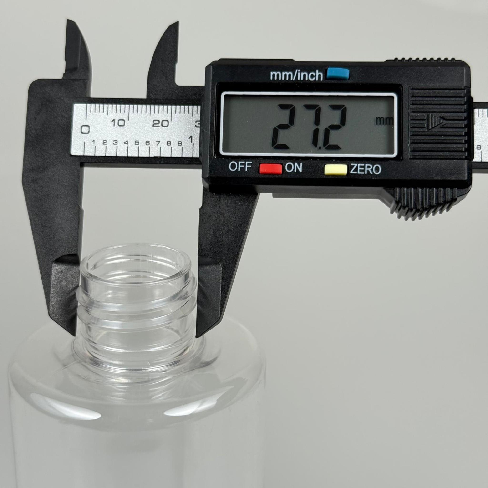 400 CC ŞEFFAF PET ŞİŞE KAPAKSIZ (28 AĞIZ) - 400 ML ŞEFFAF KALIN PLASTİK ŞİŞE
