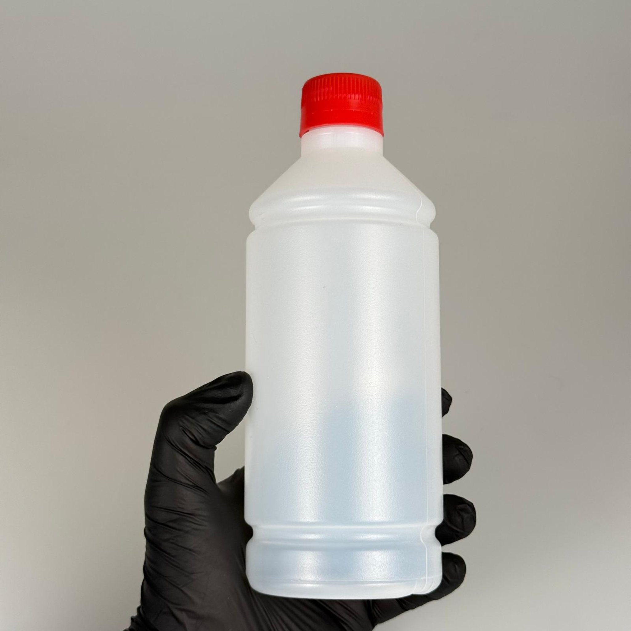 500 CC TİNER ŞİŞESİ - KIRMIZI KİLİTLİ KAPAKLI - 500 ML KİMYASALA DAYANIKLI PLASTİK ŞİŞE - 0,5 LT POLİETİLEN ŞİŞE