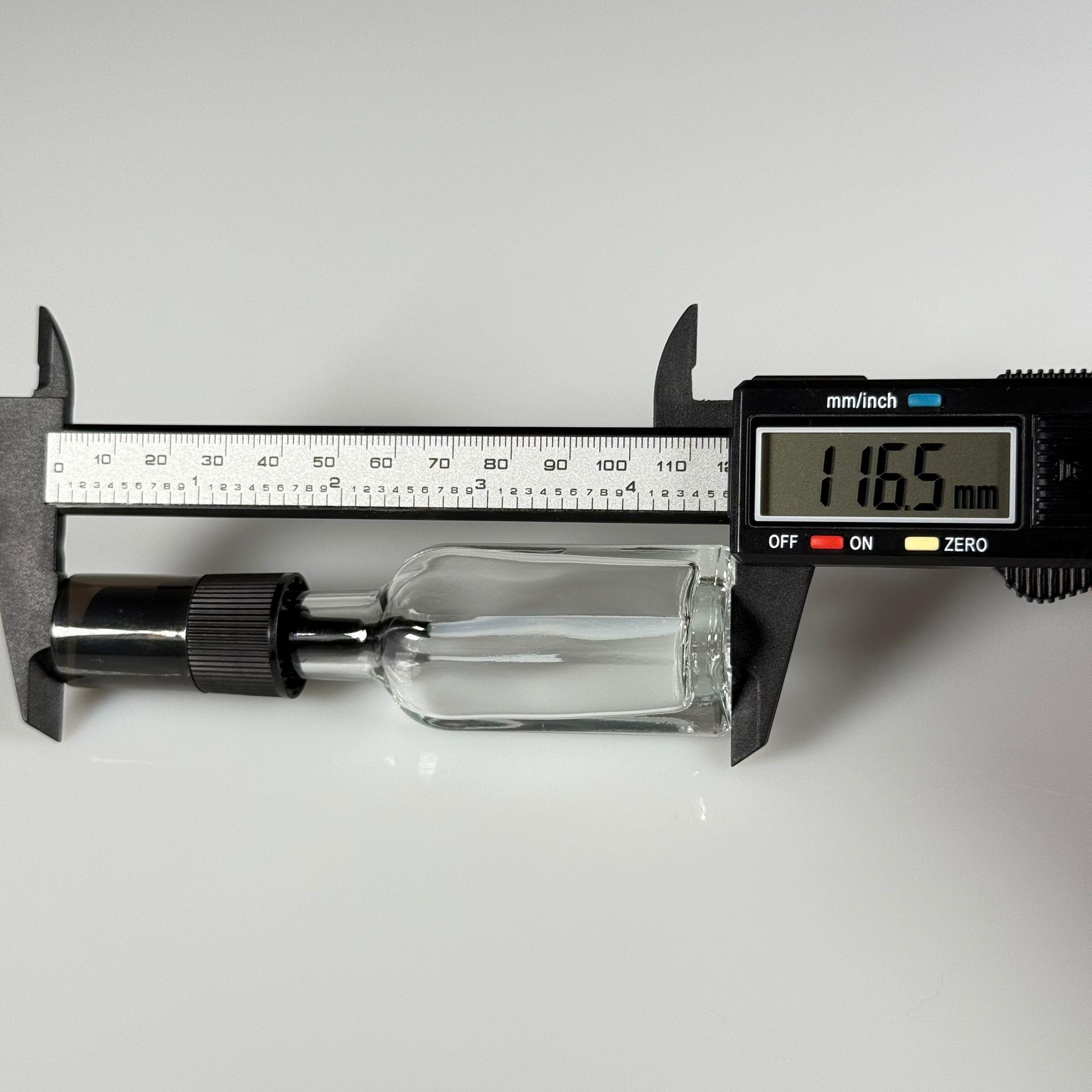 20 CC MARASKA KÖŞELİ YAĞ VE LOSYON POMPALI CAM ŞİŞE  - 20 ml kare cam şişe siyah pompalı