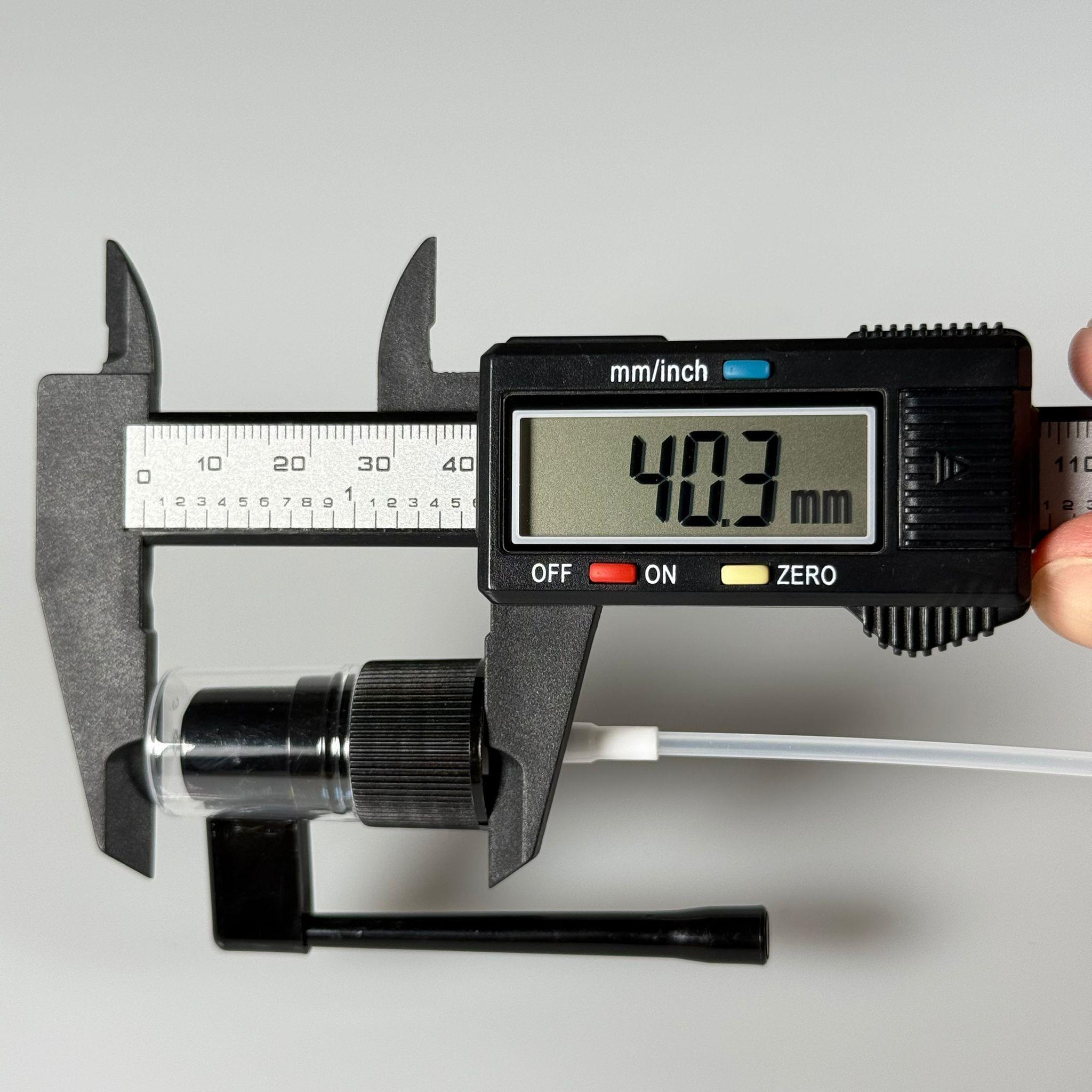 18 MM SPREY ORAL SİYAH - KAPAKLI (BOĞAZ SPREYİ) - Farmasötik Plastik Uzun Nozullu Mist Sprey