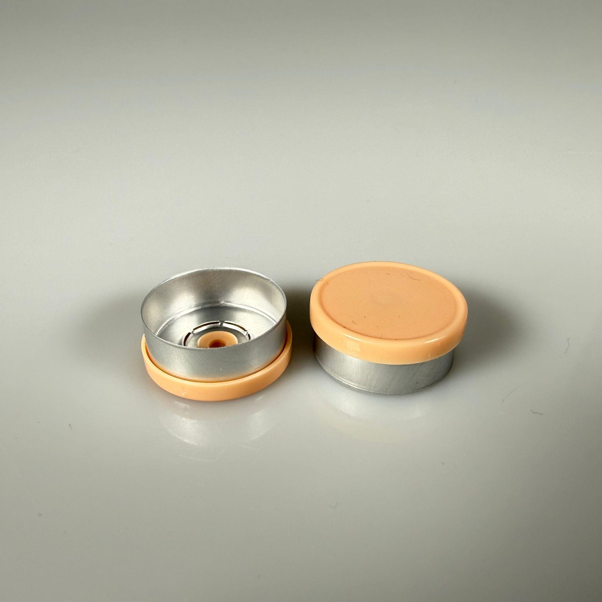 PENİSİLİN ALÜMİNYUM FLAKON KAPAK BEJ - 20 MM DÜZ RENKLİ FLİP-OFF KAPAK