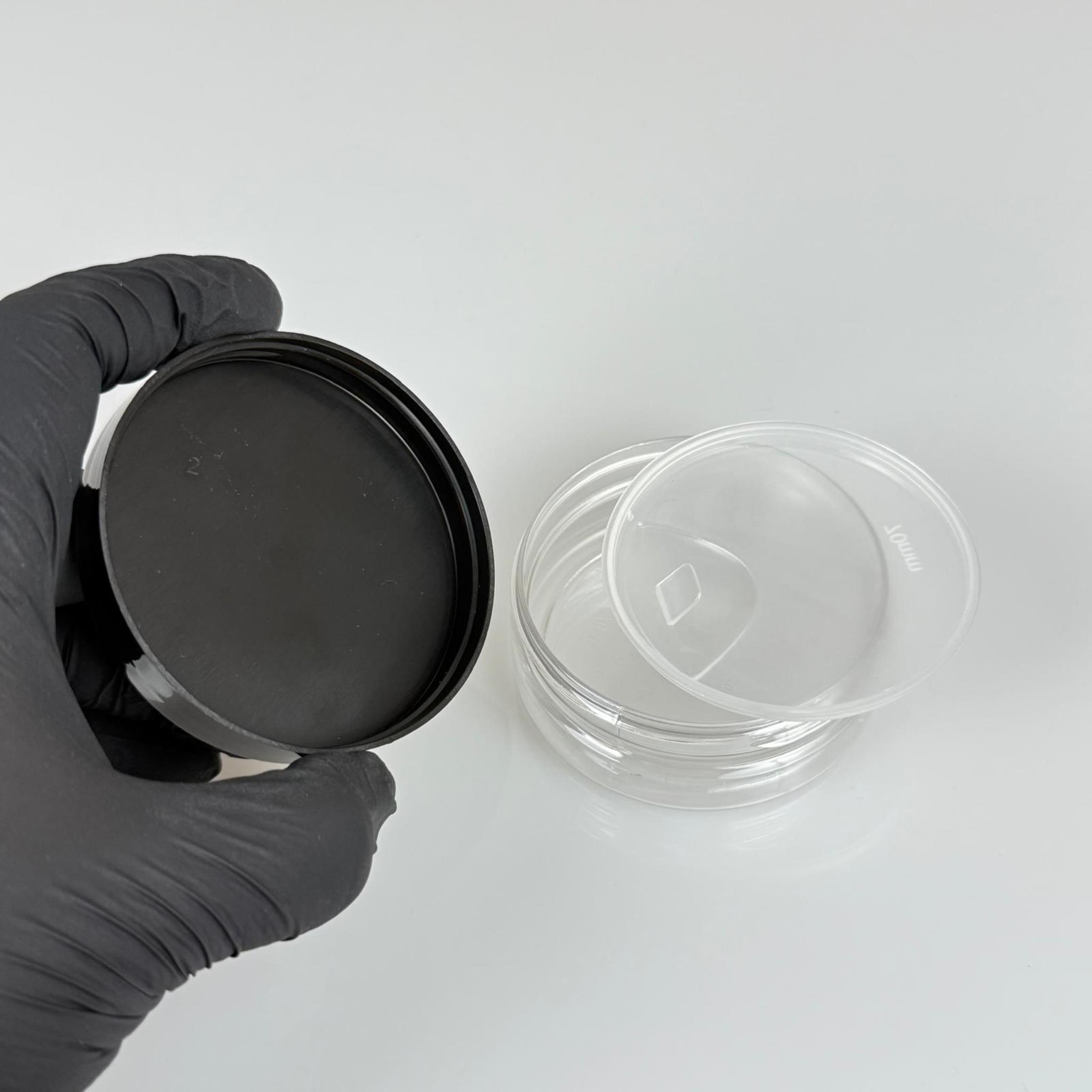 50 ML SERT PET KAVANOZ + SİYAH PLASTİK KAPAK + İÇ TIPA - 50 CC KALIN ŞEFFAF PLASTİK KAVANOZ SİYAH PLASTİK KAPAKLI İÇ TIPALI TAKIM - KREM KAVANOZLARI