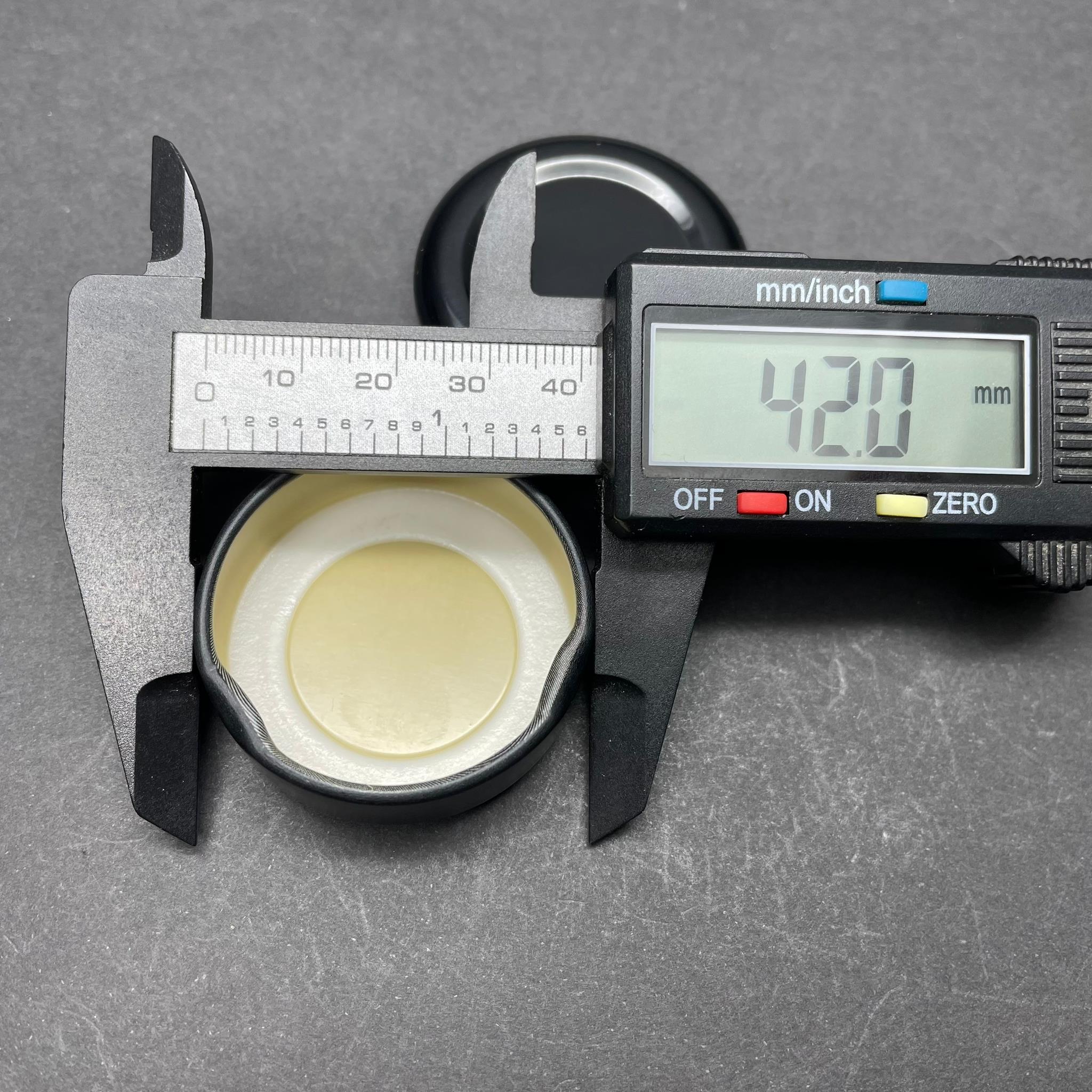 TEALIGHT METAL SİYAH MUMLUK 42X15 MM