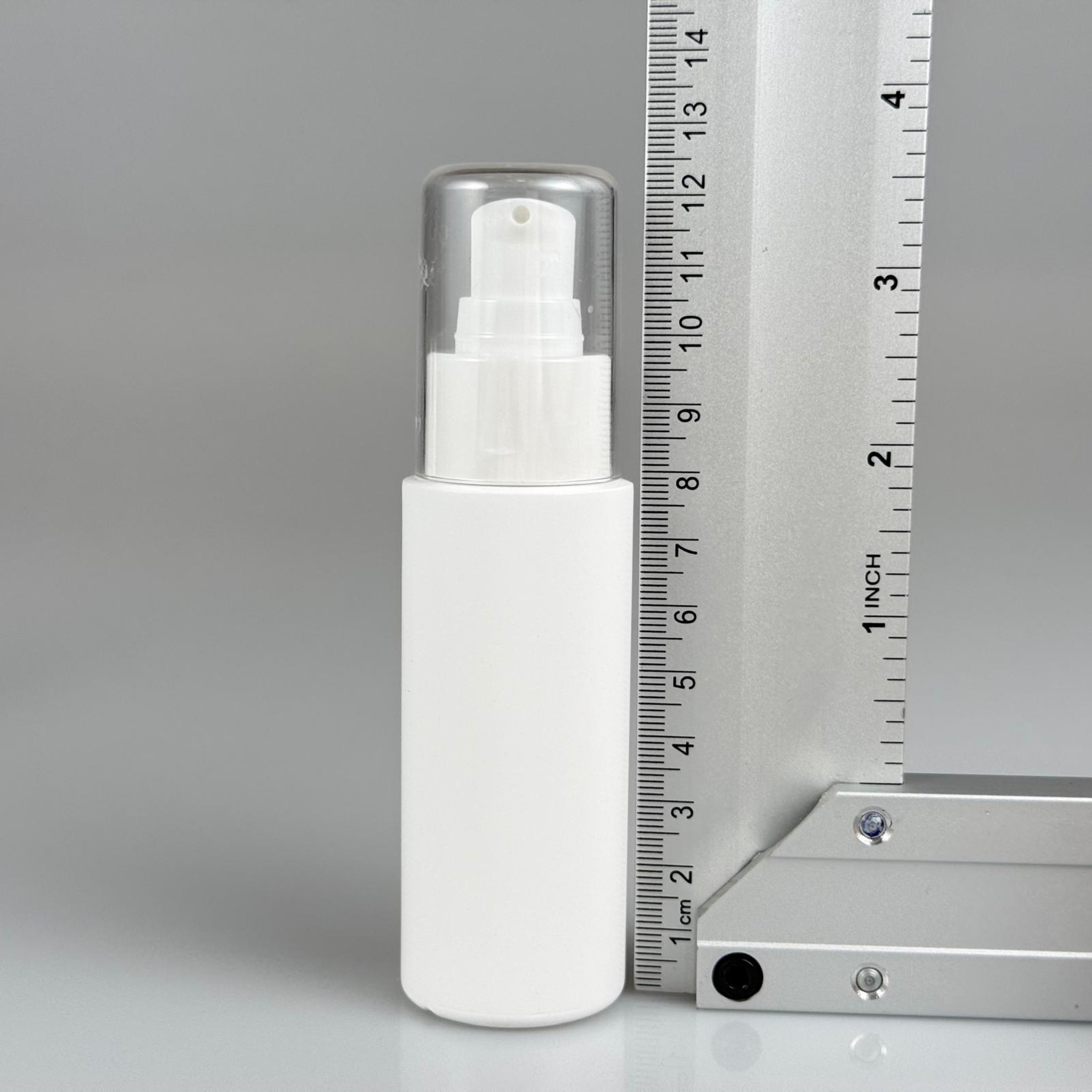 50 CC BEYAZ POLİETİLEN PLASTİK ŞİŞE - BEYAZ LOSYON POMPALI - 50 ML POMPALI PLASTİK ŞİŞE