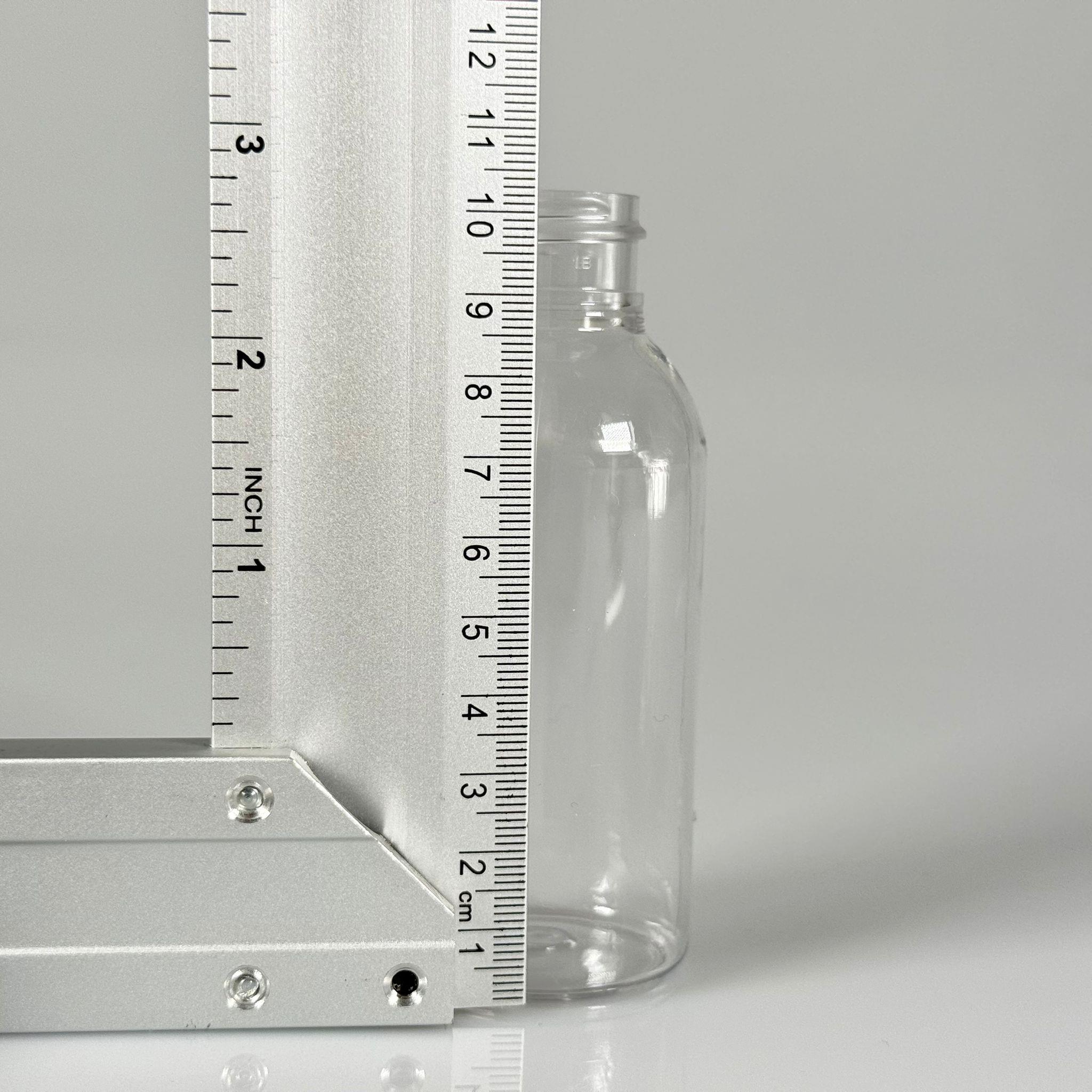 100 CC SİLİNDİR OVAL MODEL ŞEFFAF SERT PET ŞİŞE KAPAKSIZ (24 AĞIZ) - 100 ML KALIN PLASTİK ŞEFFAF ŞİŞE