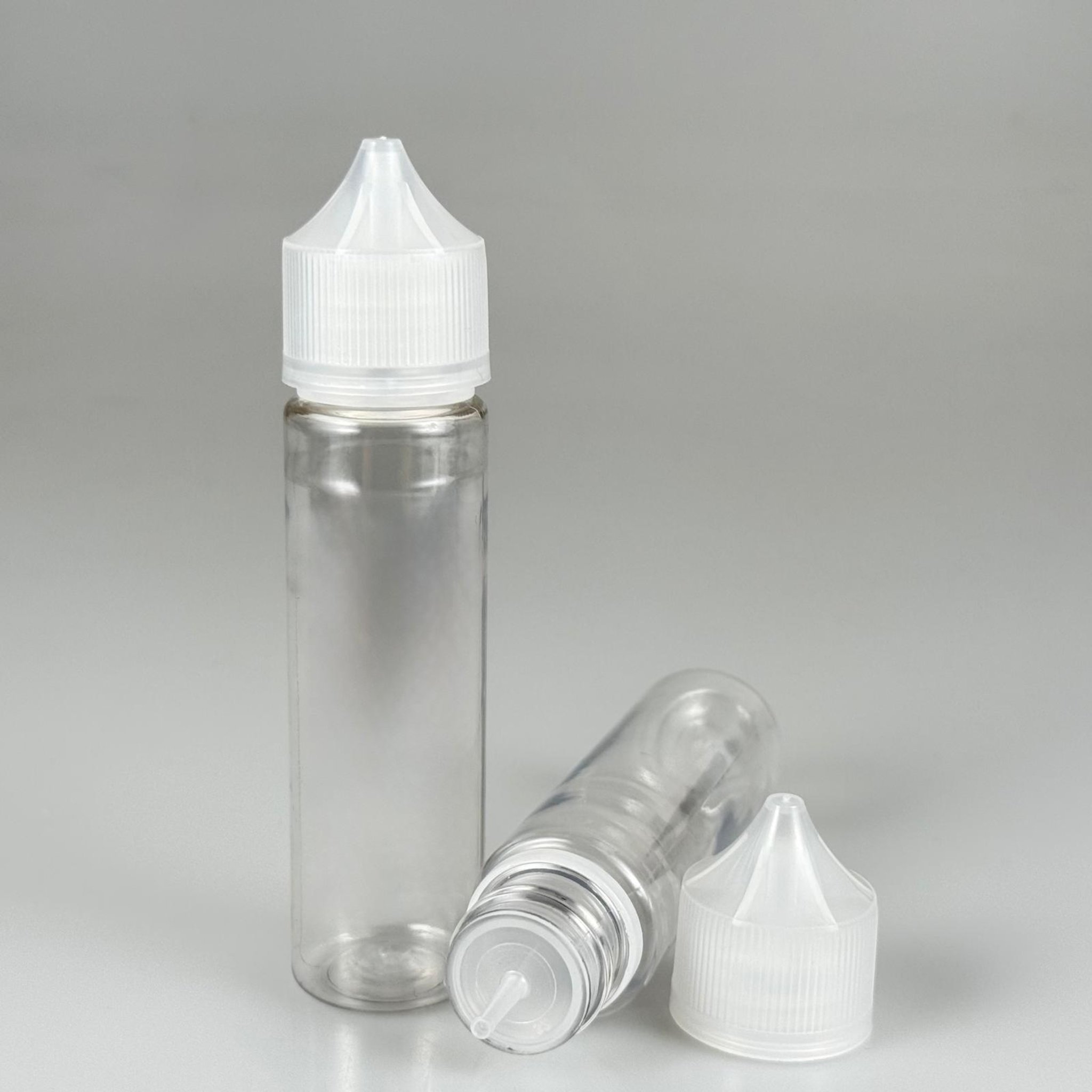 60 CC GORİLLA ŞİŞE - ŞEFFAF - 60 ML LİKİT ŞİŞESİ - MÜREKKEP ŞİŞESİ - KAPAKLI  - TIPALI - İĞNE UÇLU DAMLALIKLI ŞİŞE