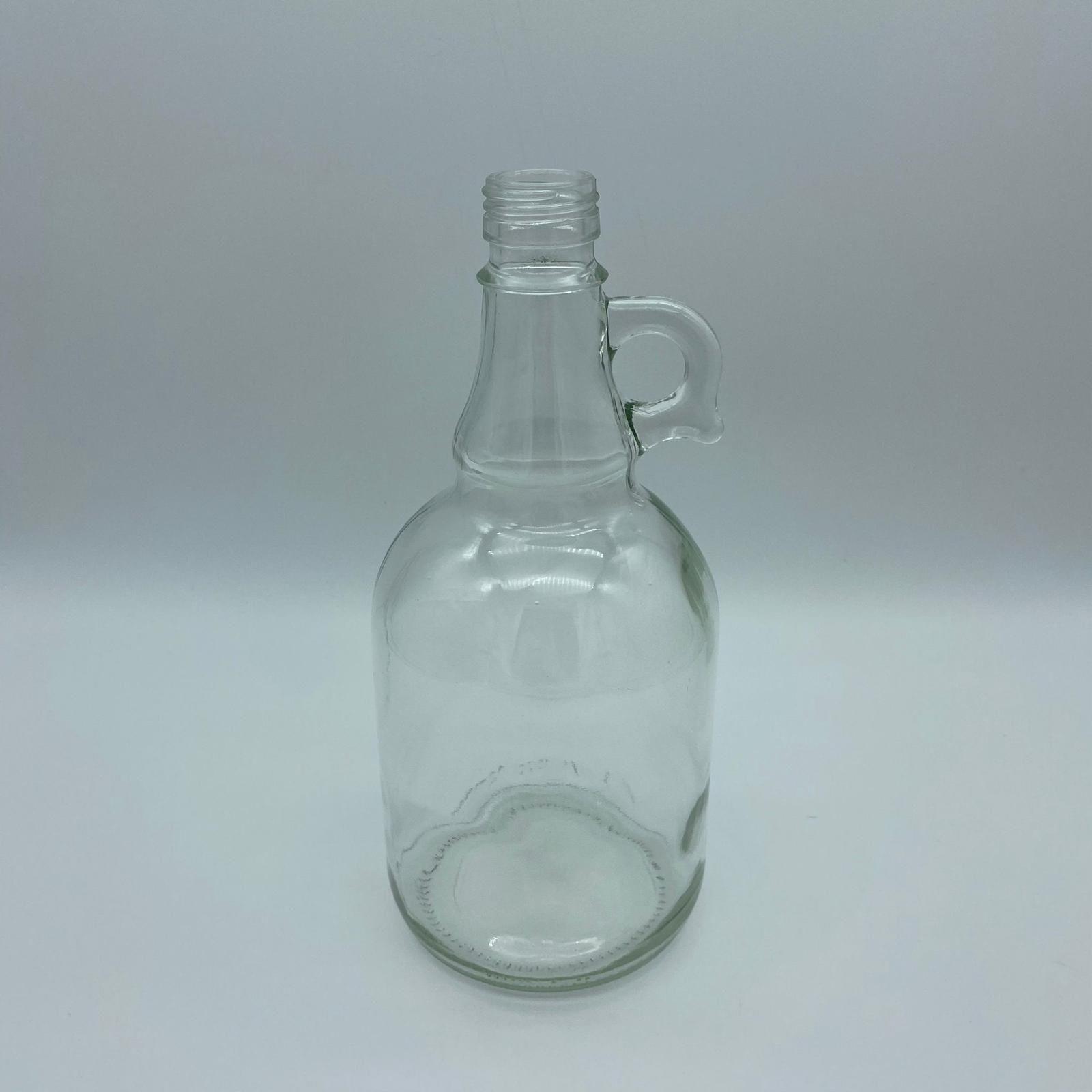 1000 CC ŞEFFAF CAM KULPLU GALON ŞİŞE KAPAKSIZ (31 AĞIZ) - 1000 ML KULPLU GALON - ŞİŞECAM ÜRÜN KODU: 190399