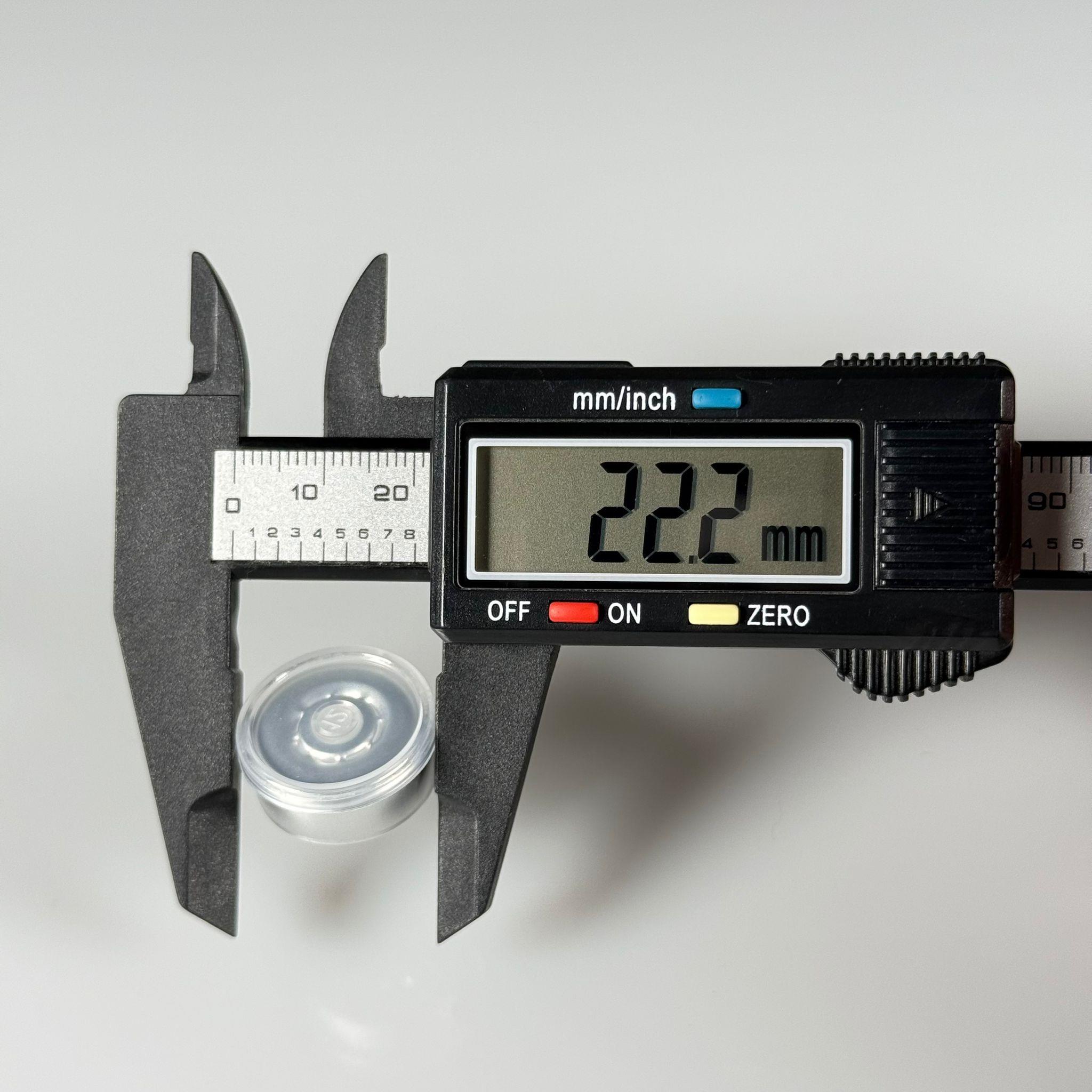 PENİSİLİN ALÜMİNYUM FLAKON KAPAK ŞEFFAF -  20 MM DÜZ RENKLİ FLİP-OFF KAPAK