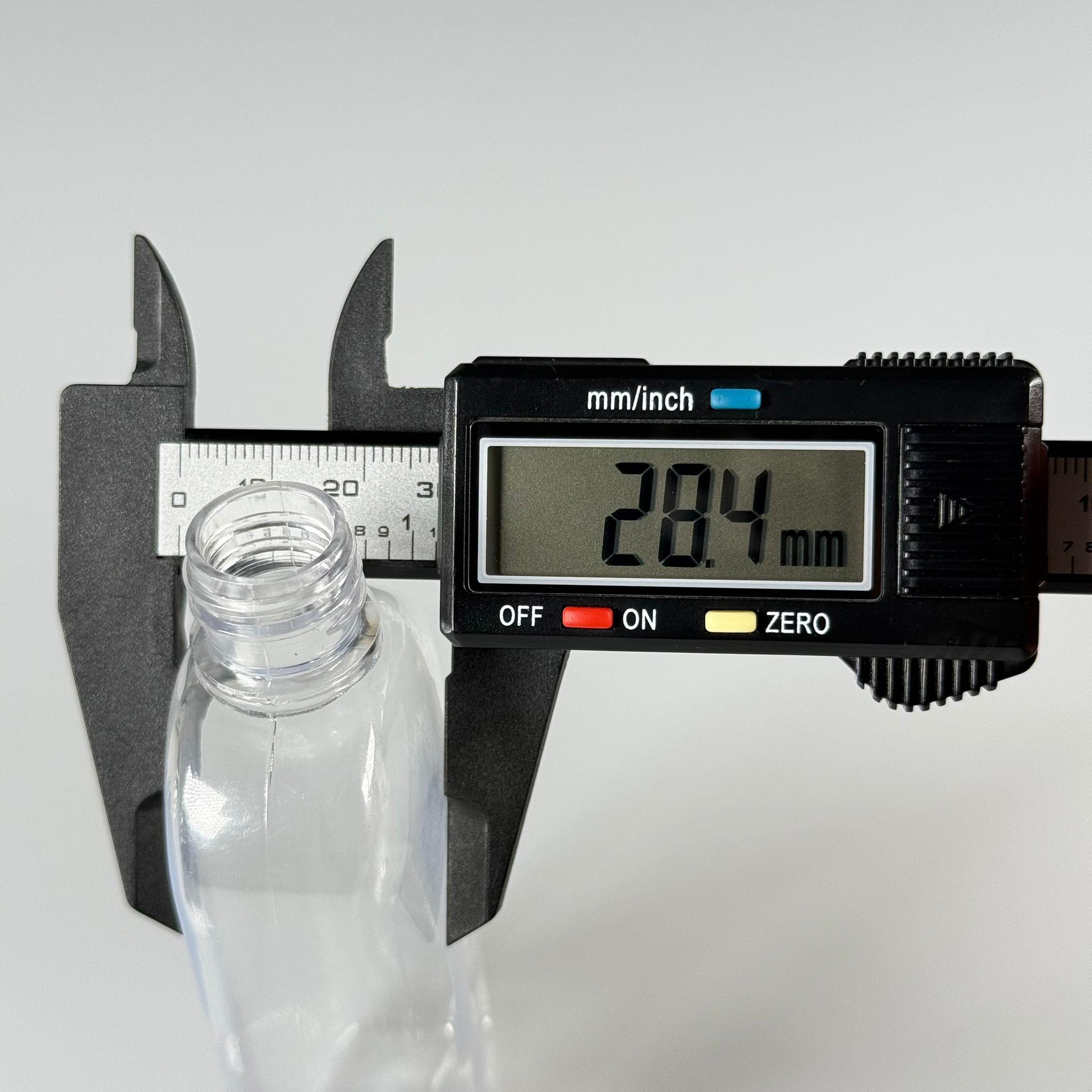 80 CC ŞEFFAF YASSI MODEL PET ŞİŞE KAPAKSIZ (18 AĞIZ)