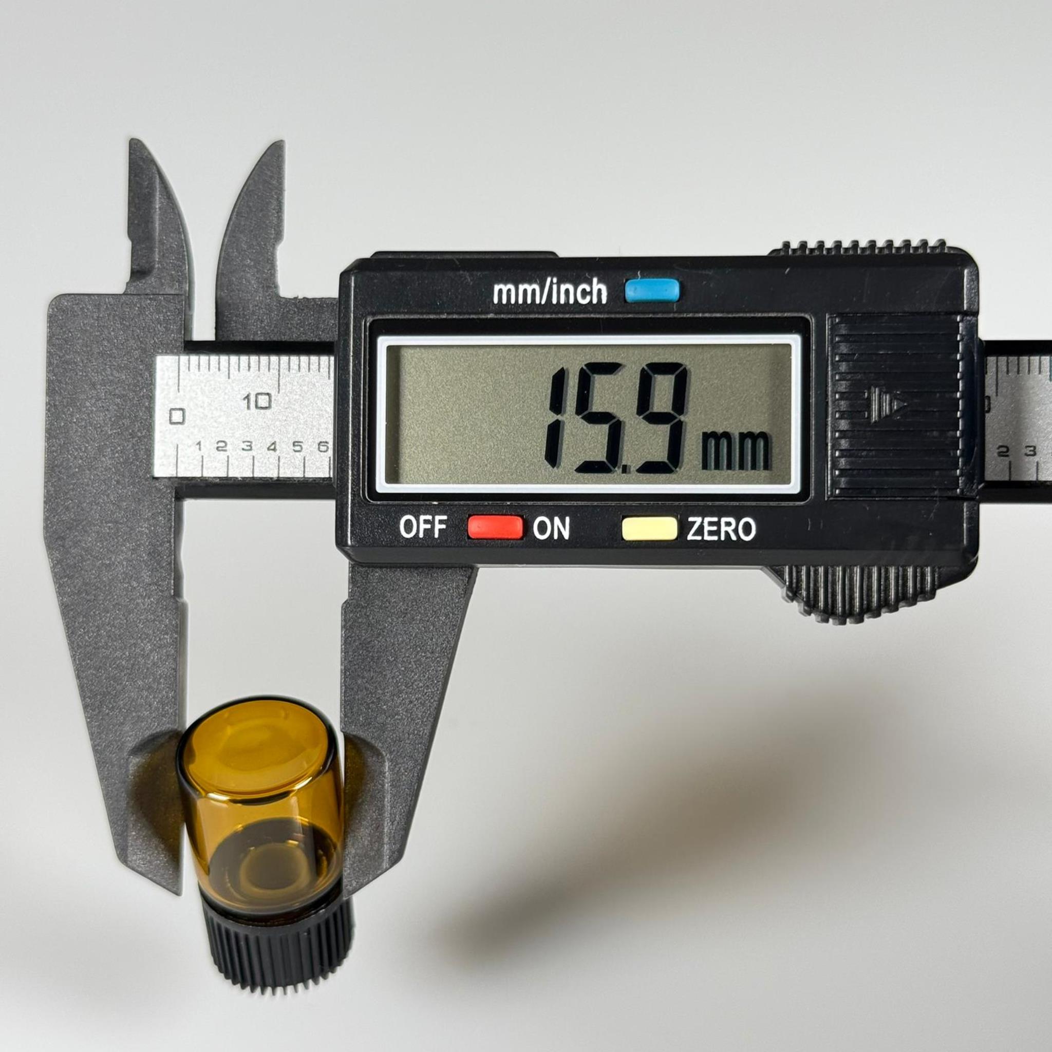 2 CC AMBER İNCE CAM ŞİŞE - SİYAH KAPAKLI + İÇTEN DAMLALIKLI - 2 ML CAM ŞİŞE