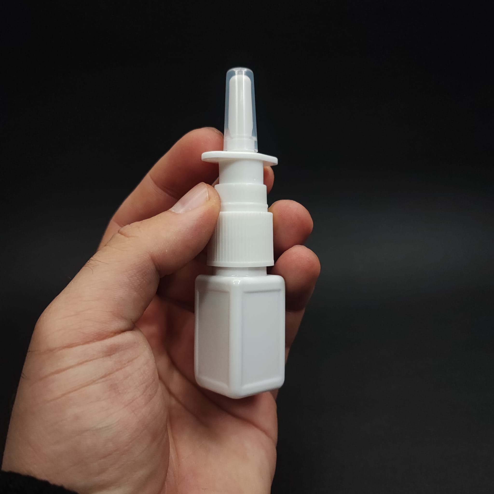 10 CC BEYAZ KARE PET ŞİŞE- NAZAL BURUN SPREYLİ 10 ML PLASTİK ŞİŞE