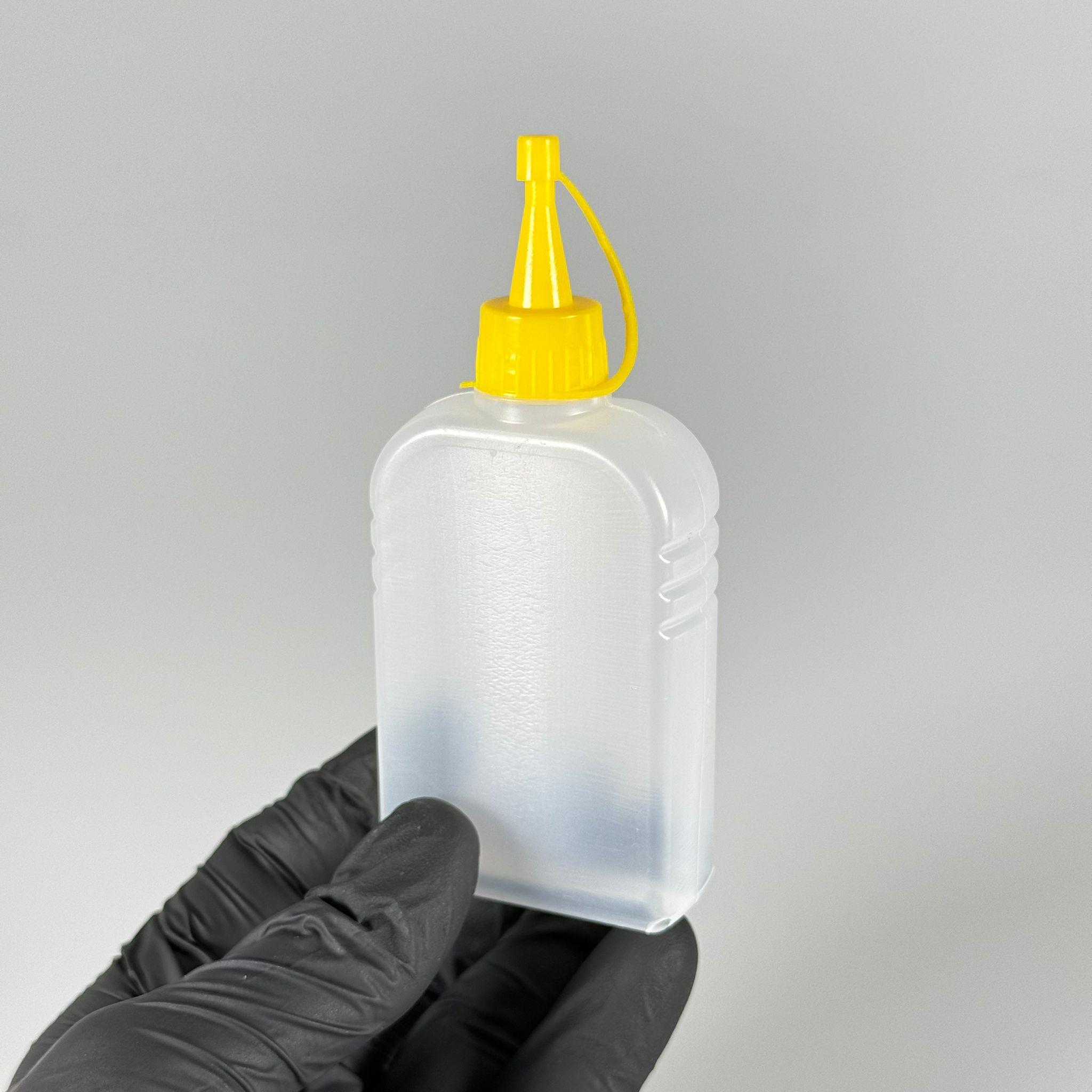 65 CC CEP BOY SIKILABİLİR YAĞDANLIK SARI AKITICI KAPAKLI - SARI KÖR TIPALI - 65 ML NATÜREK SIKILABİLİR YASSI PLASTİK BOŞ MAKİNE YAĞI ŞİŞESİ