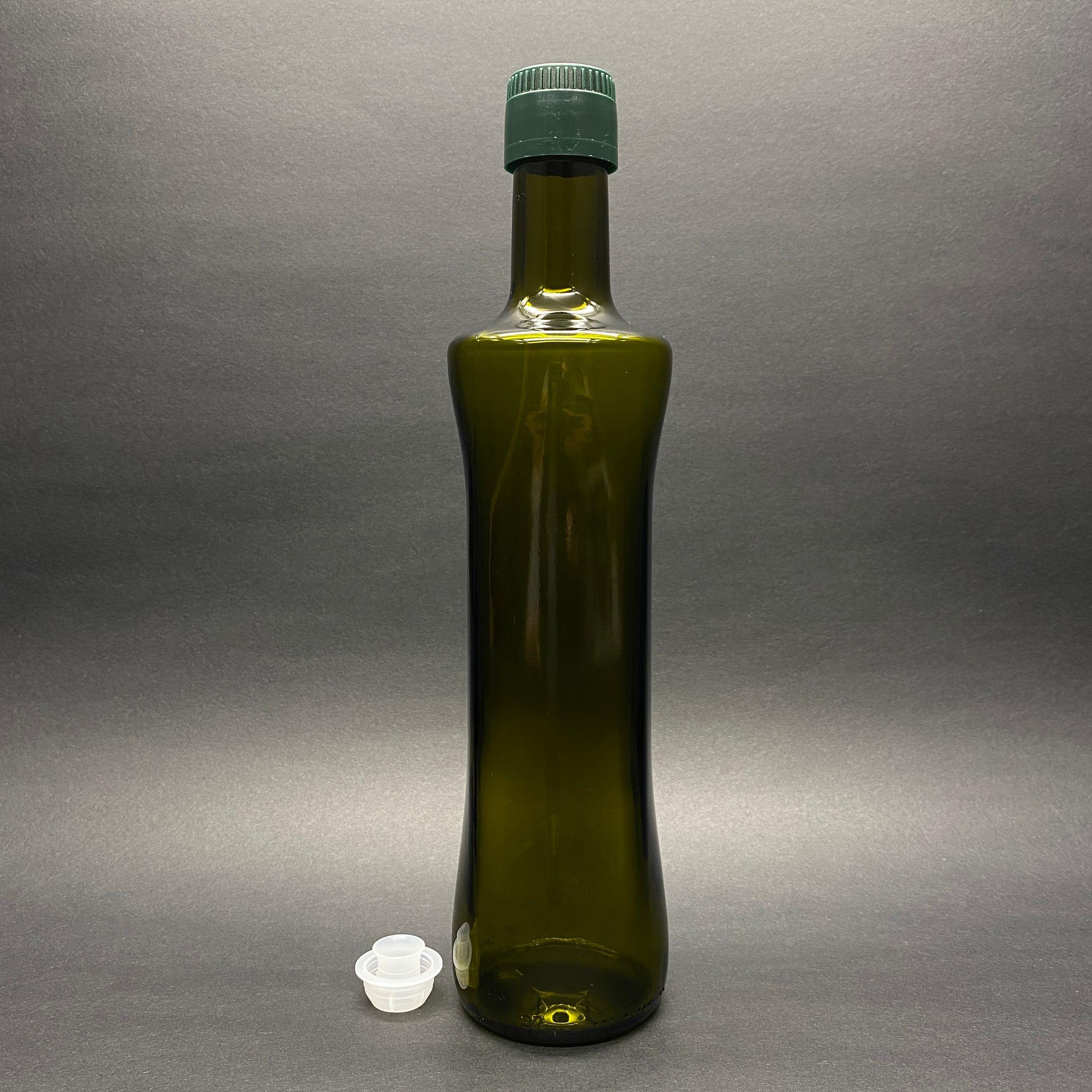 500 CC YEŞİL GEOLİVE CAM ŞİŞE - YEŞİL DROP - STOP KİLİTLİ AKITICILI PLASTİK KAPAKLI - 500 ML OVAL ŞİŞE - GEOLİVE ŞİŞE 500 ML - (KONTROLLÜ AKITAN ZEYTİNYAĞ KAPAK) - zeytinyağı için renkli cam şişeleri  - Şişecam Stok Kodu: 127050