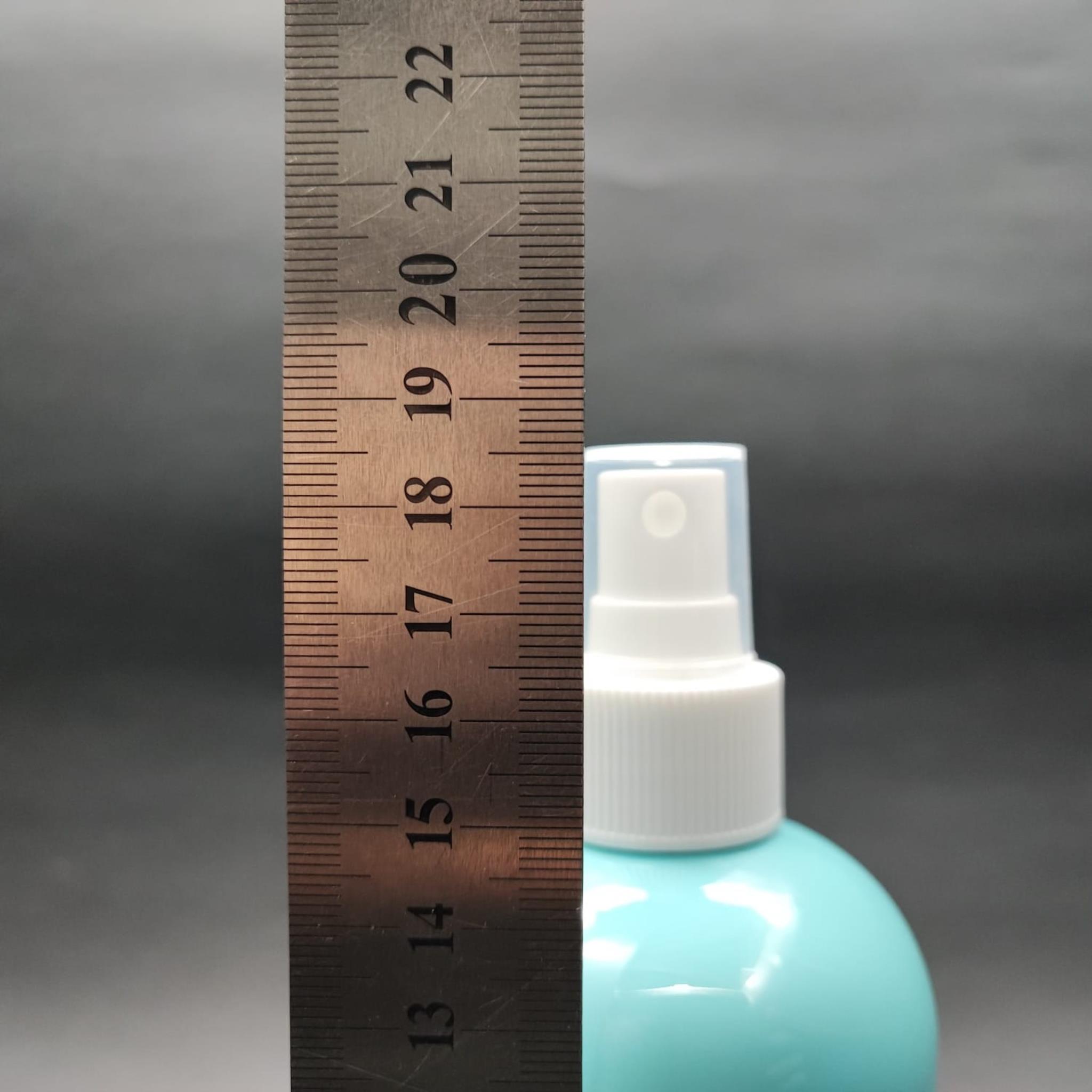 400 CC OVAL BOYUNLU SİLİNDİR PET ŞİŞE (30 GR) - BEYAZ SPREYLİ - 400 ML PLASTİK ŞİŞE - TURKUAZ