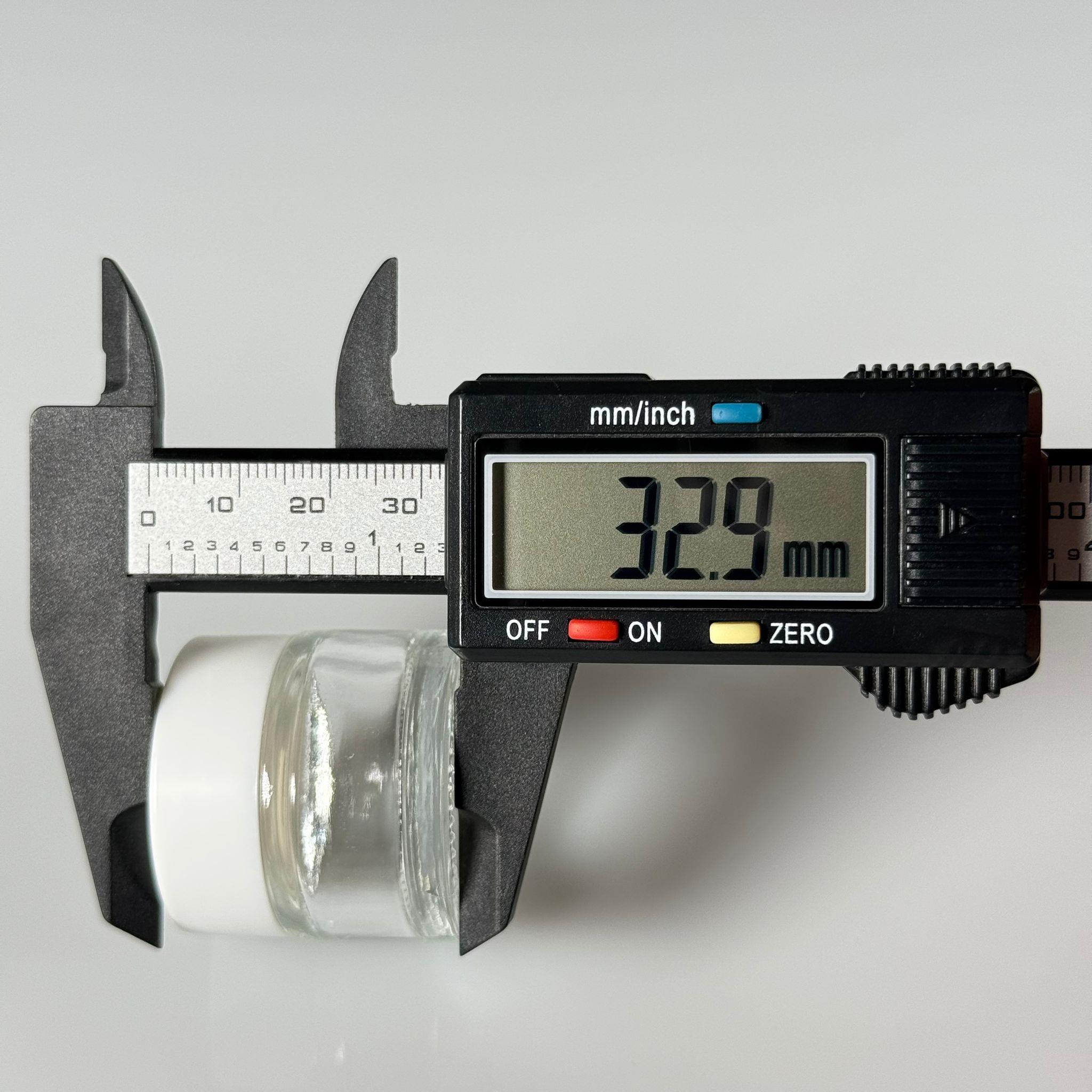 10 CC CAM ŞEFFAF KREM KAVANOZU - BEYAZ KAPAKLI İÇ CONTALI - 10 ML SAYDAM KREM KAVANOZU