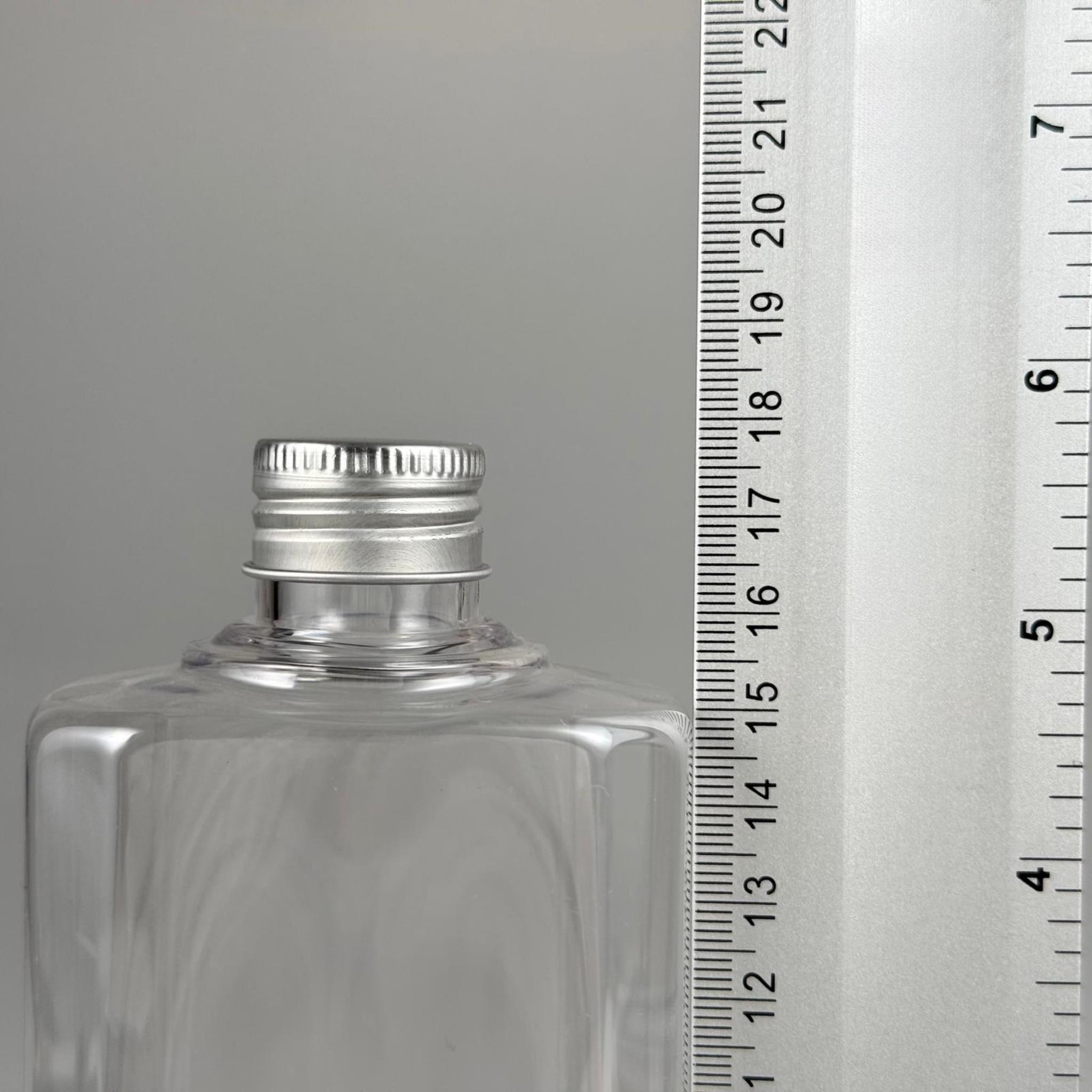 400 CC YASSI MODEL ŞEFFAF PET ŞİŞE (24 AĞIZ) + KÖPÜK CONTALI GÜMÜŞ METAL ALÜMİNYUM KAPAKLI TAKIM - 400 ML KAPAKLI PLASTİK ŞİŞELER