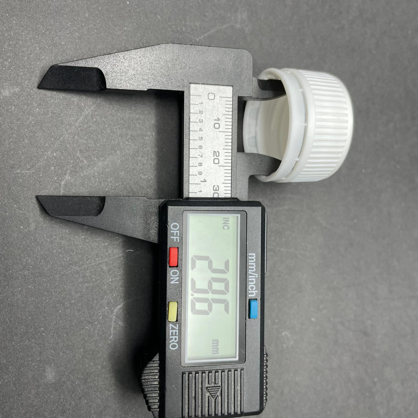 31 MM VİDALI KİLİTLİ PLASTİK KAPAK - KÖPÜK CONTALI - BEYAZ -1 LİTRE KULPLU GALON ŞİŞE, VİDALI AĞIZ DORİKA VE MARASKA ŞİŞE UYUMLU - BERİCAP MARKA YAĞ ŞİŞE KAPAĞI - SK 31.5/21 PVDC 31.5 bantlı contalı