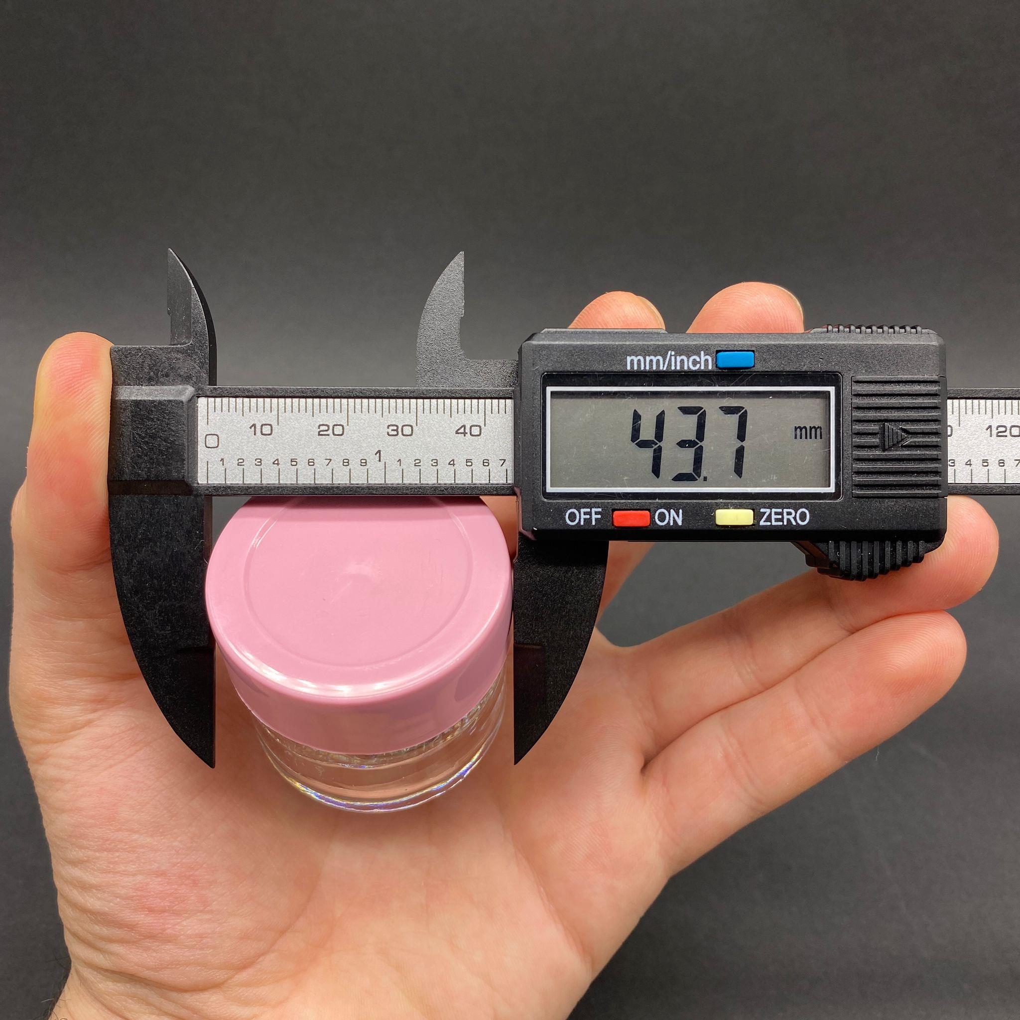 29 CC CAM KAVANOZ - PEMBE PLASTİK KAPAKLI - 29 ML CAM KAVANOZ
