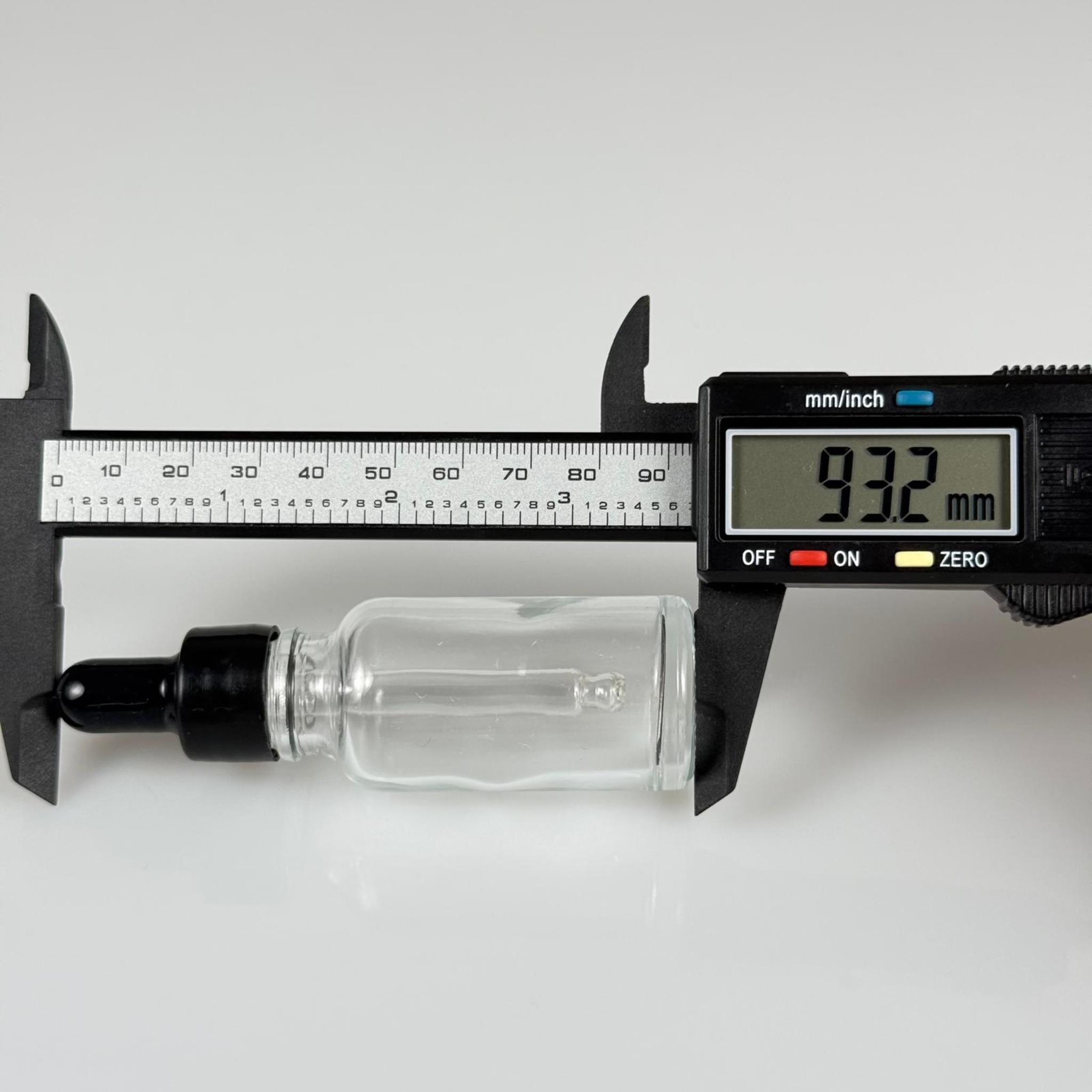 20 CC ŞEFFAF CAM DAMLALIKLI ŞİŞE - SİYAH EMZİK + SİYAH DÜZ KAPAK + CAM PİPET TAKIM - 20 ML DAMLALIKLI ŞİŞE SETİ