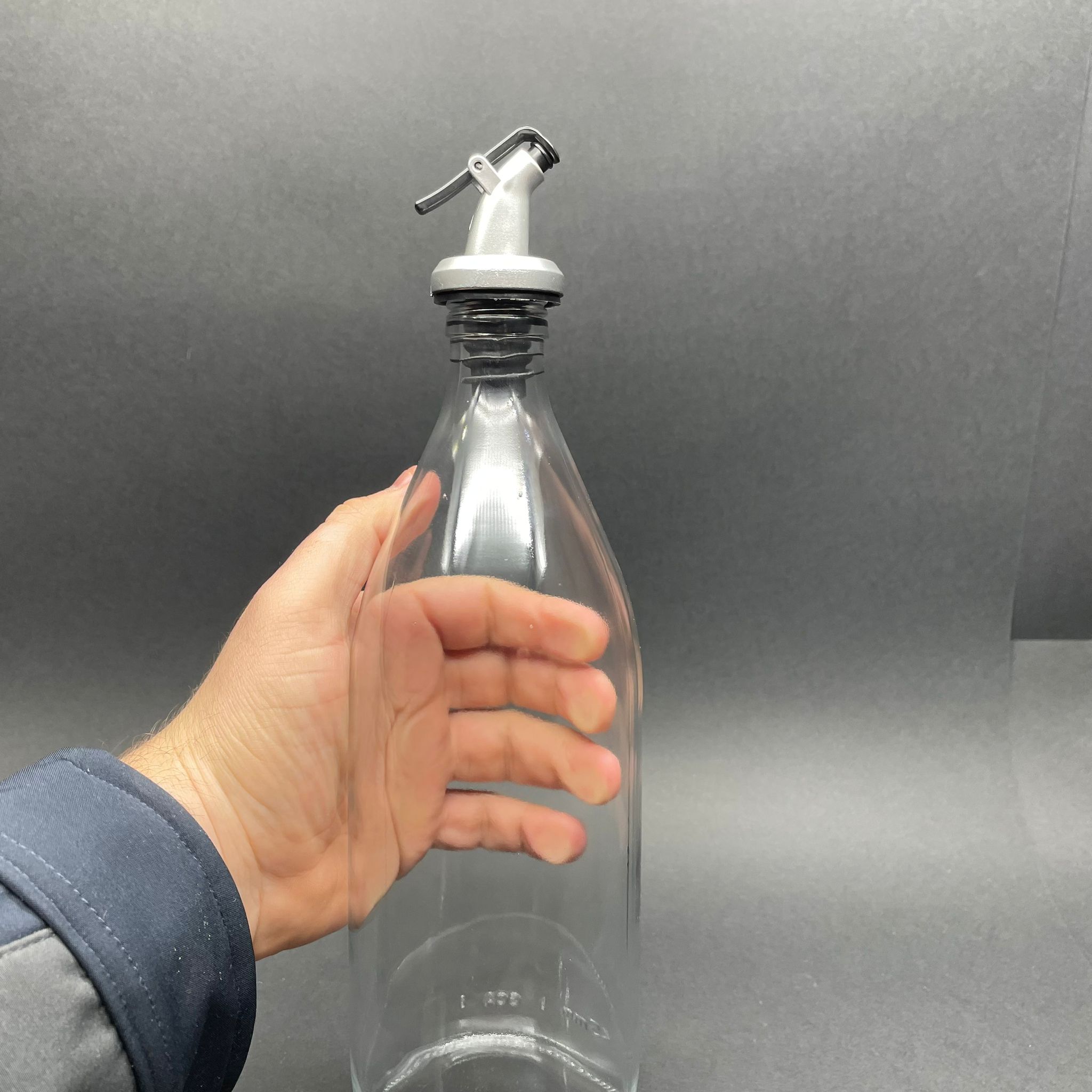 CAM YAĞLIK SİRKELİK - 750 ML - YAĞDANLIK TIPALI CAM ŞİŞE