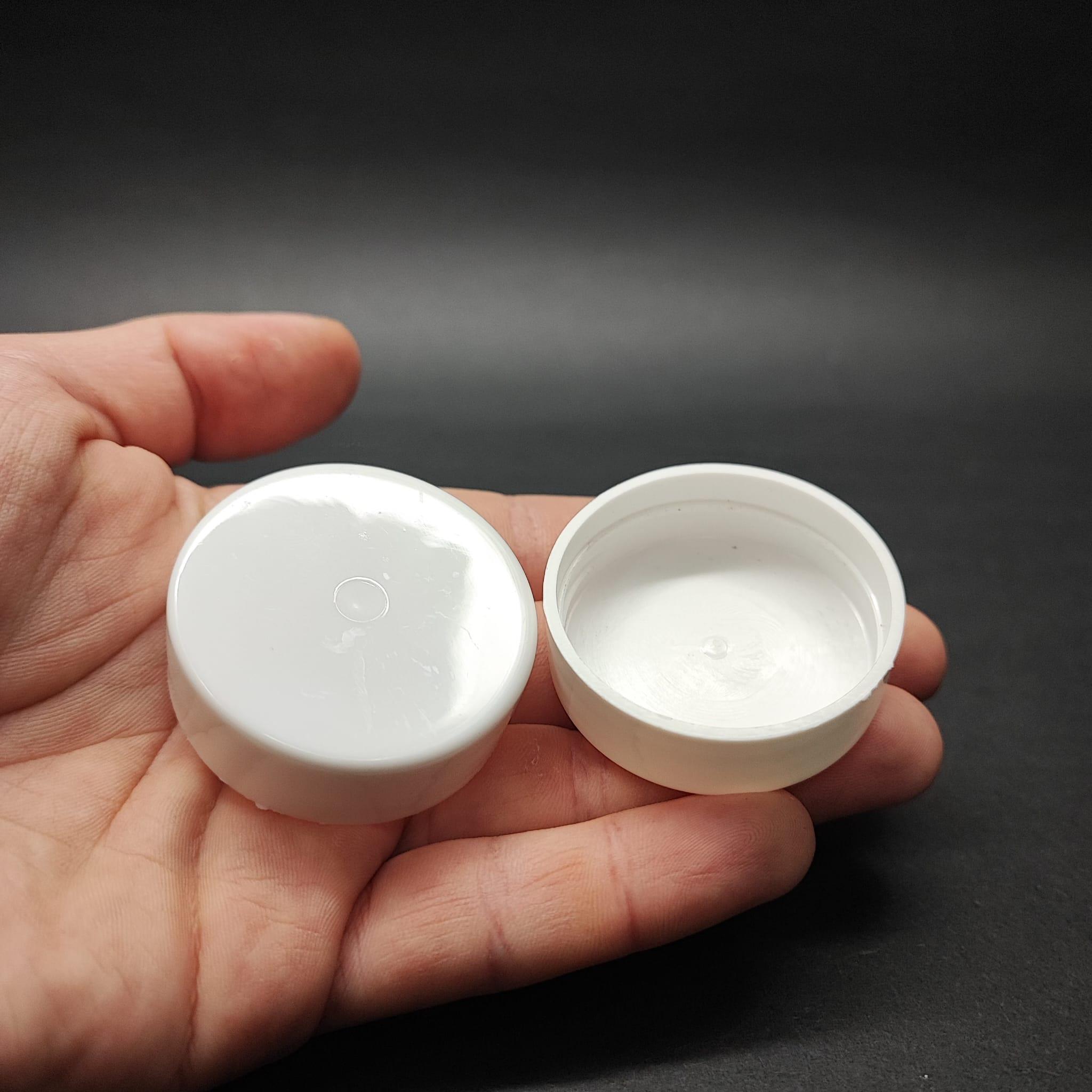 41 MM VİDALI PLASTİK KAPAK BEYAZ