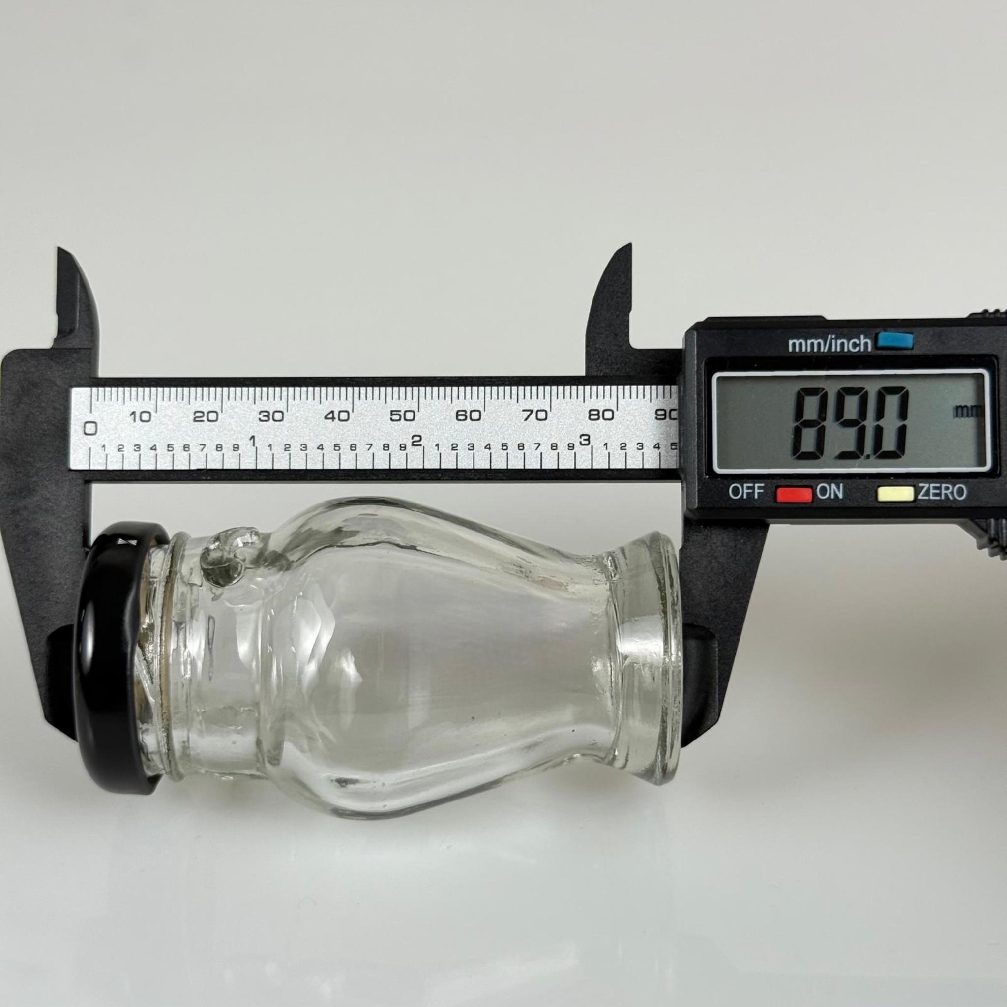 60 CC AMPHORA CAM KAVANOZ - SİYAH METAL KAPAKLI - 60 ML CAM KAVANOZ - TEK KULPLU, KULPSUZ VEYA ÇİFT KULPLU GELEBİLİR