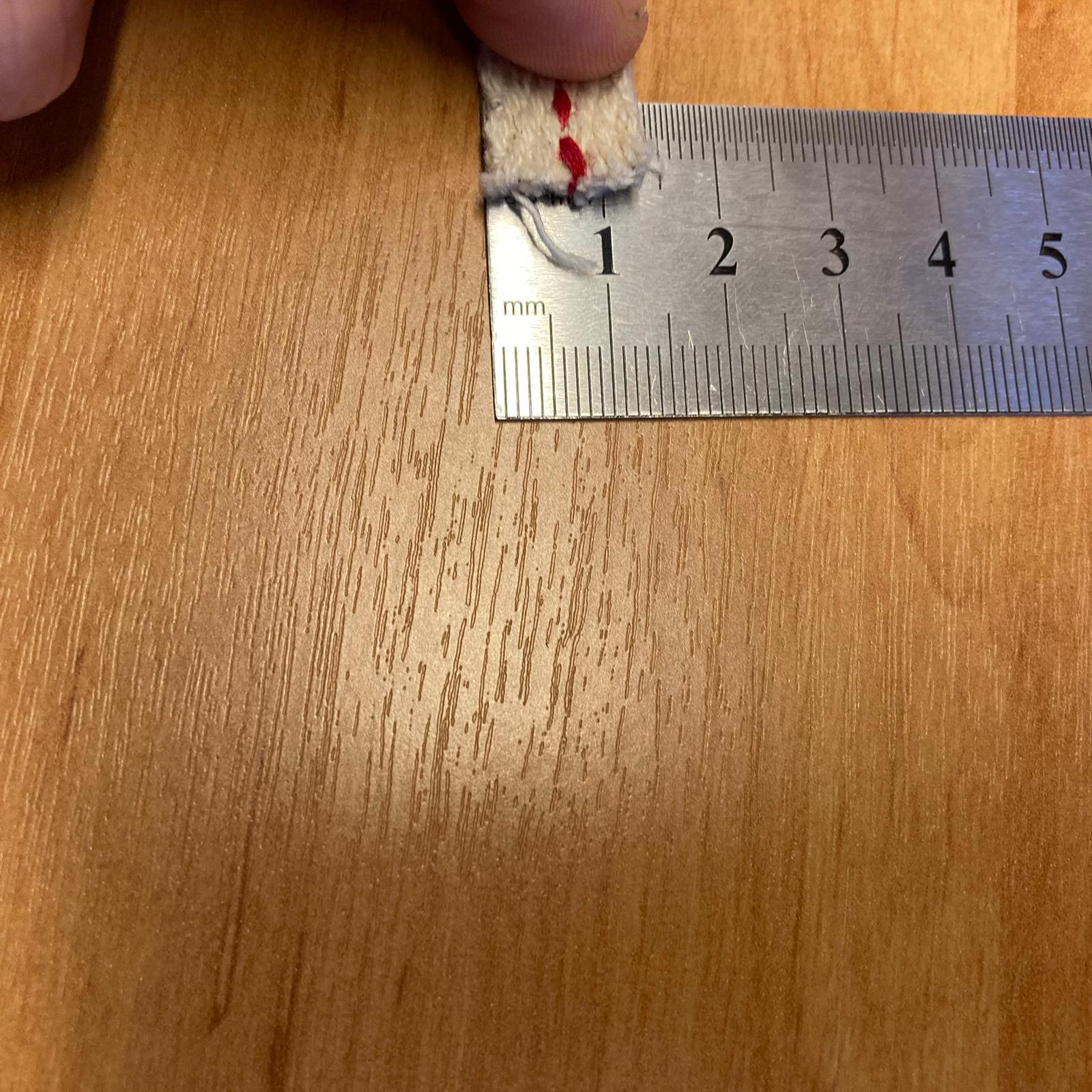 GAZ LAMBASI FİTİLİ NO:7 - 5 NO (GENİŞLİK 1,3 CM) - 10 METRE