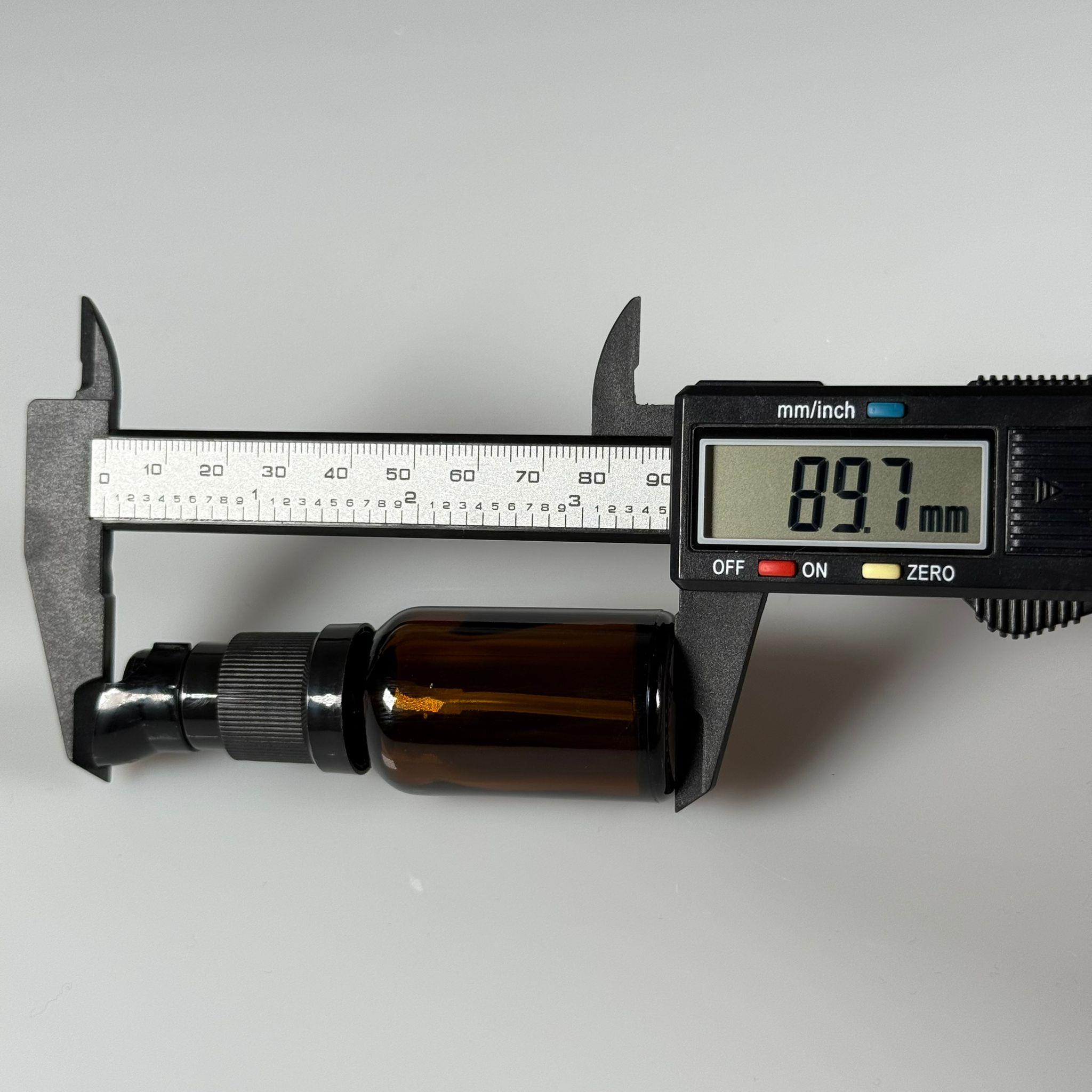 20 CC AMBER CAM ŞİŞE - SIZDIRMAZ ETEKLİ SİYAH LOSYON POMPALI TAKIM - 20 ML LOSYON ŞİŞESİ - YAĞ, KREM GİBİ YOĞUN KIVAMLI SIVILAR İÇİN CAM AMBALAJ