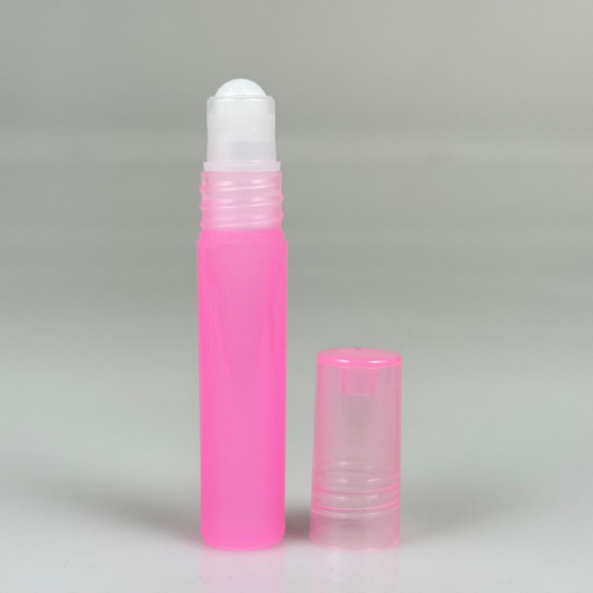 2,5 CC PLASTİK ROLL-ON ŞİŞE - BİLYELİ ŞİŞE - MİS ŞİŞESİ - ESANS ŞİŞESİ - KOKU - ŞİŞESİ - PARFÜMERİ ŞİŞESİ - PEMBE