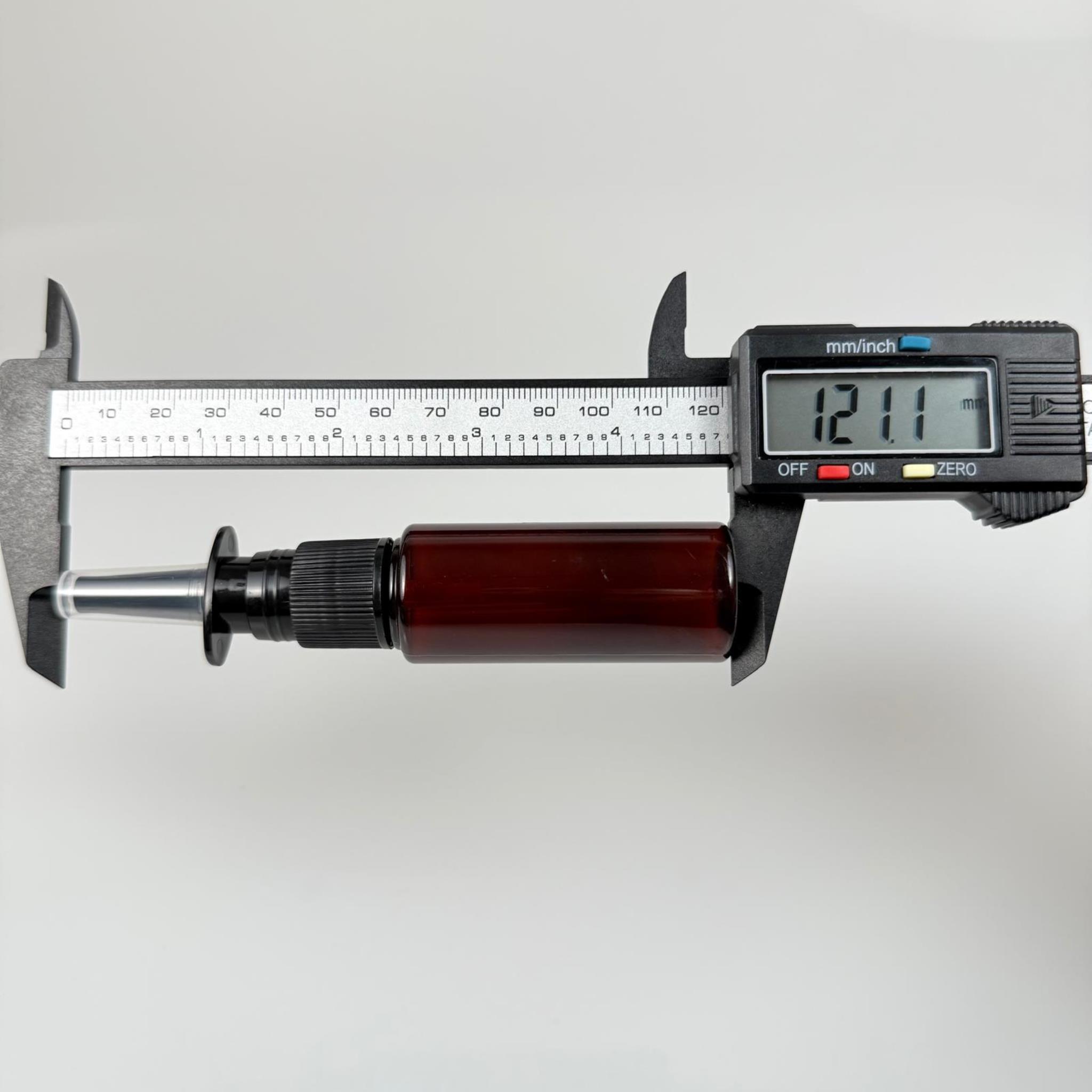 25 CC AMBER PET ŞİŞE- SİYAH NAZAL BURUN SPREYLİ 25 ML PLASTİK ŞİŞE