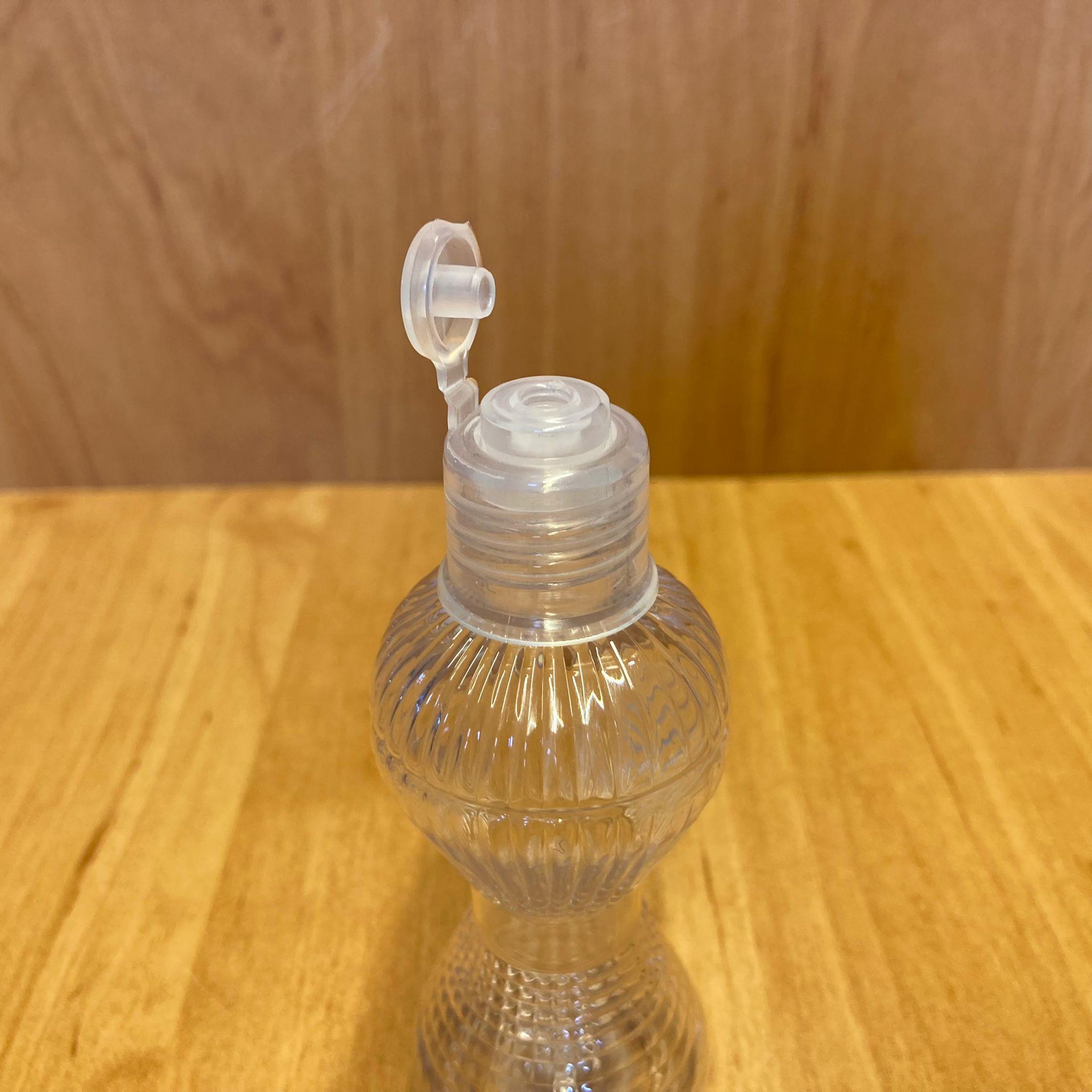 50 CC MİNİ PIRLANTA KOLONYA ŞİŞESİ - YENİ ŞEFFAF FLİPTOP KAPAKLI - 50 ML AKITICILI CAMPET PLASTİK KOLONYA ŞİŞESİ