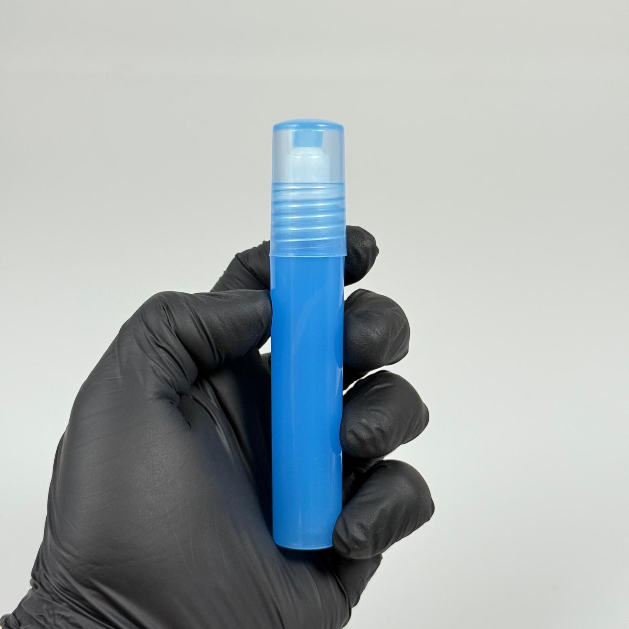 7,5 CC PLASTİK ROLL-ON ŞİŞE - BİLYELİ ŞİŞE - MİS ŞİŞESİ - ESANS ŞİŞESİ - KOKU - ŞİŞESİ - PARFÜMERİ ŞİŞESİ - MAVİ