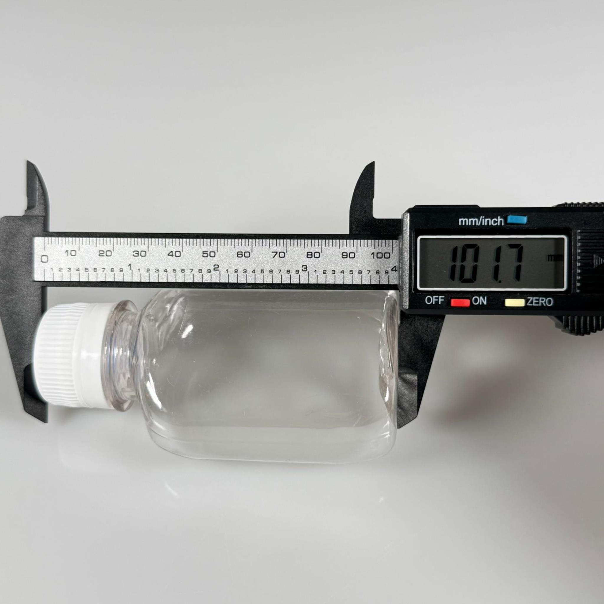 100 ML KİLİTLİ KAPAKLI PET ŞİŞE - 100 CC YASSI PET ŞİŞE - BEYAZ KİLİTLİ KAPAKLI - 100 ML PET ŞİŞE KALIN (15 GR) - KAPAK MÜHÜRLENİR, NUMUNE İÇİN KULLANILABİLİR, SIZDIRMAZ