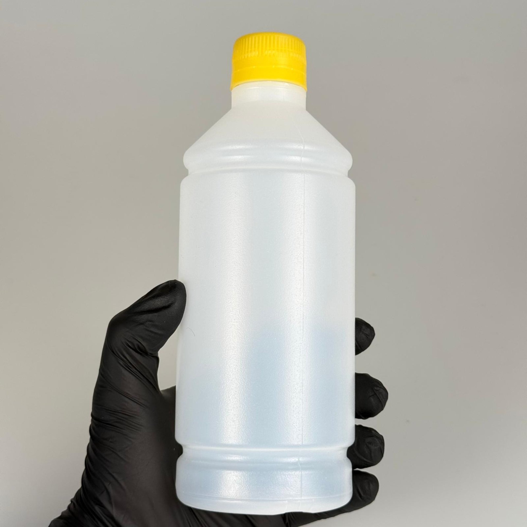 250 CC TİNER ŞİŞESİ - SARI KİLİTLİ KAPAKLI - 250 ML KİMYASALA DAYANIKLI PLASTİK ŞİŞE - 0,25 LT POLİETİLEN ŞİŞE