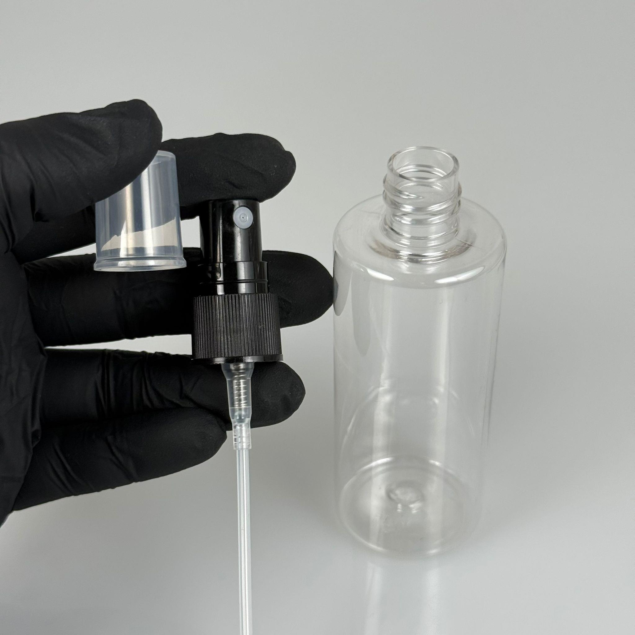 100 CC PLASTİK ŞİŞE - SİYAH SPREYLİ - 100 ML SPREYLİ PET ŞİŞE - 100 ml boş sprey şişe