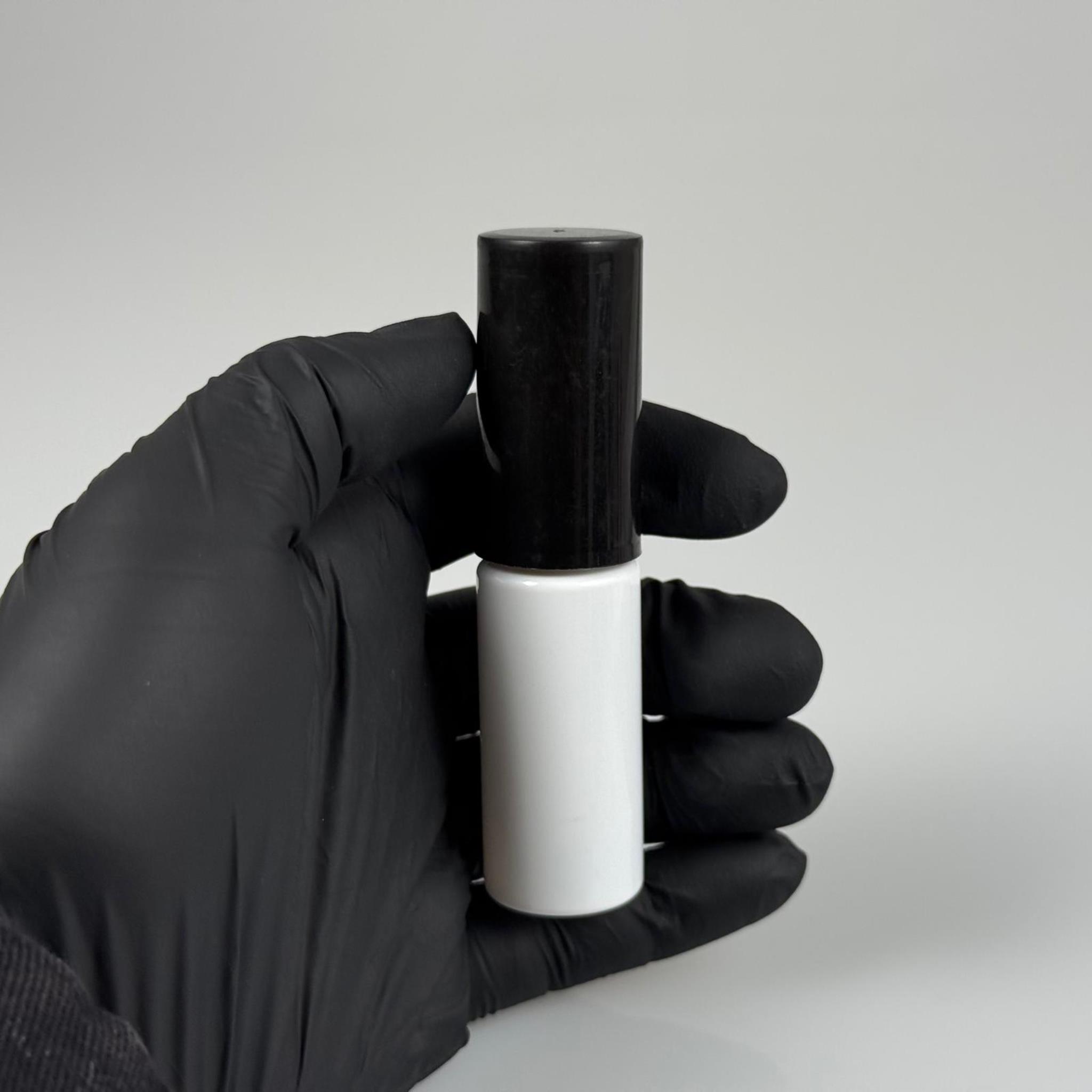 15 CC BEYAZ PARFÜM ŞİŞESİ PLASTİK - SİYAH SPREY + SİYAH KAPAK - 15 ML PARFÜM ŞİŞESİ PET