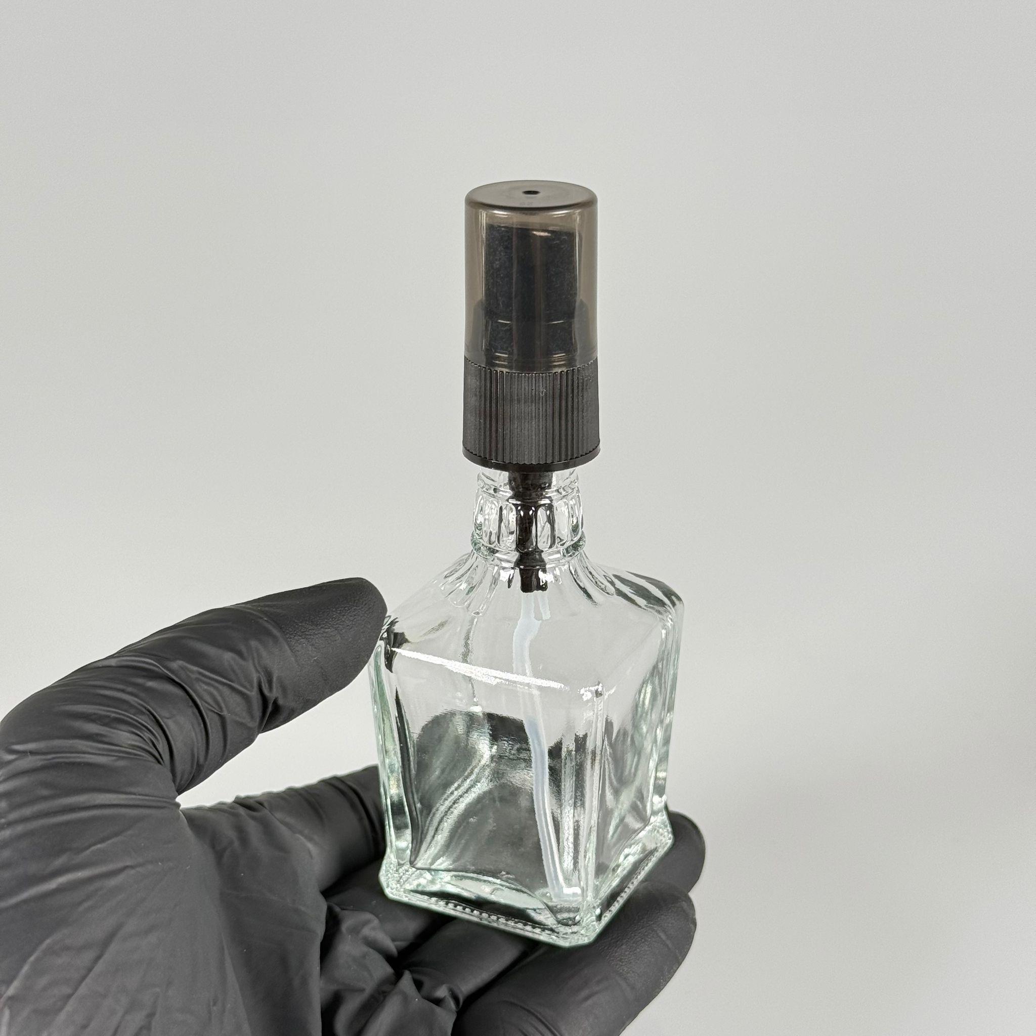 50 CC BOĞAZLI KONİK CAM ŞİŞE - SİYAH LOSYON POMPALI - 50 ML PRESTİJLİ ŞİŞE