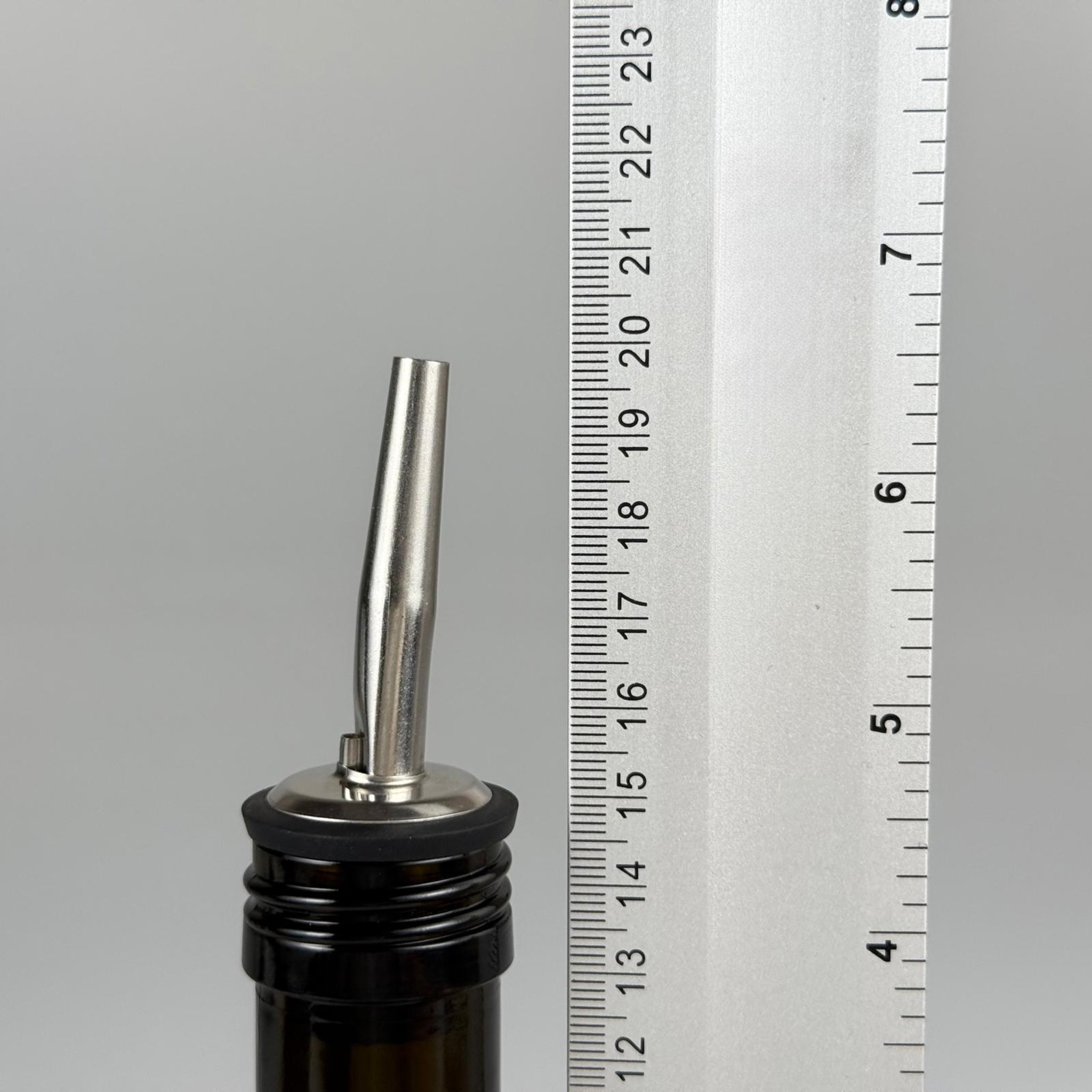 100 CC DORİKA CAM ŞİŞE KOYU YEŞİL (31 MM AĞIZ) - ÇELİK YAĞDANLIK TIPALI - 100 ML SİLİNDİR DORİCA YAĞ VE SOS ŞİŞELERİ