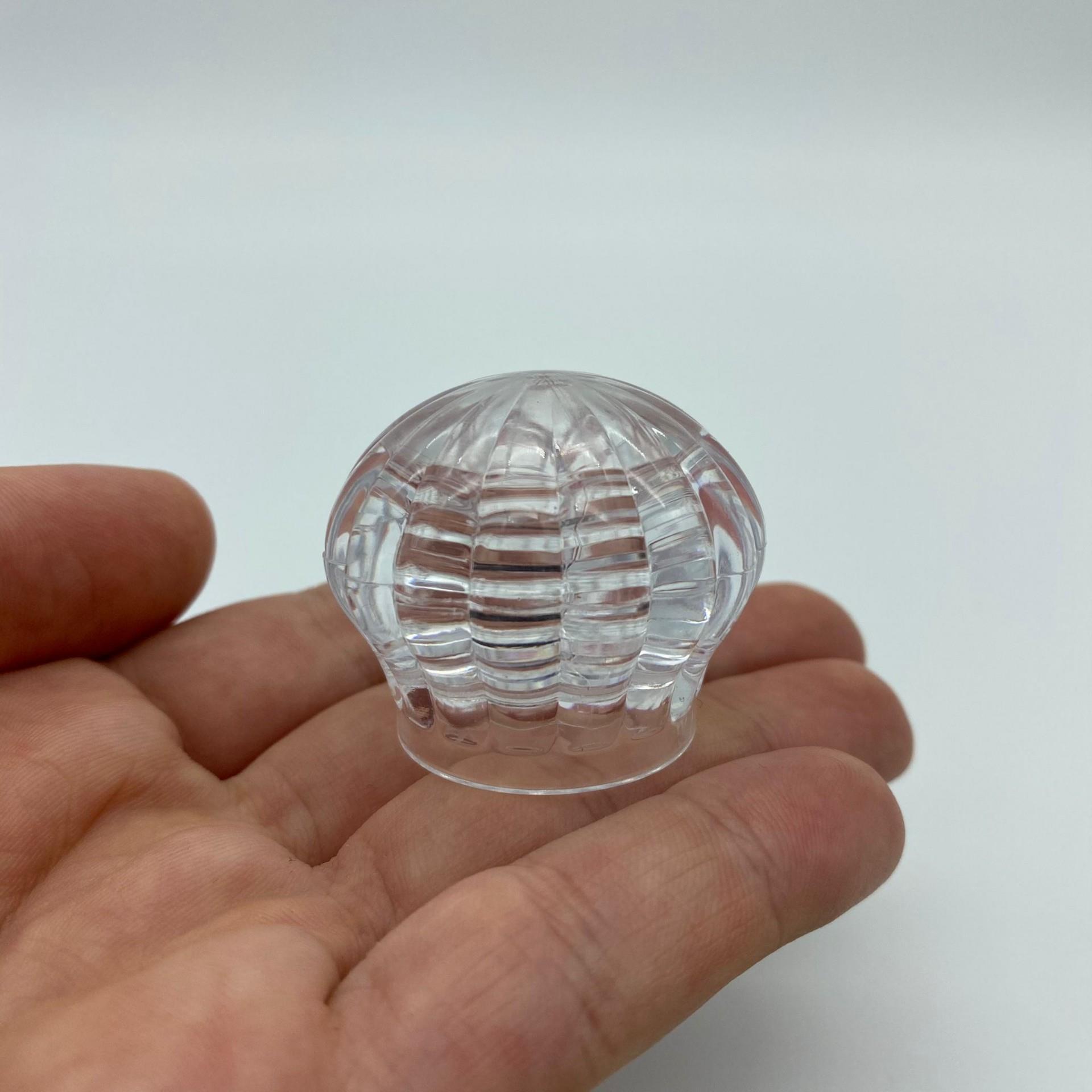 24 MM KRİSTAL KAPAK OVAL (CAM KOLONYA ŞİŞESİ KAPAĞI)