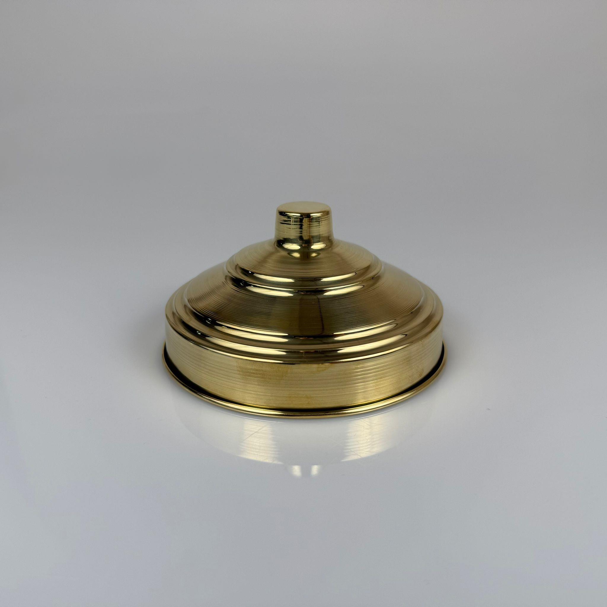 110 MM AĞIZ KAVANOZ İÇİN NOSTALJİ PİRİNÇ KAPAK - TEŞHİR ÜRÜNLERİNDE KULLANILIR