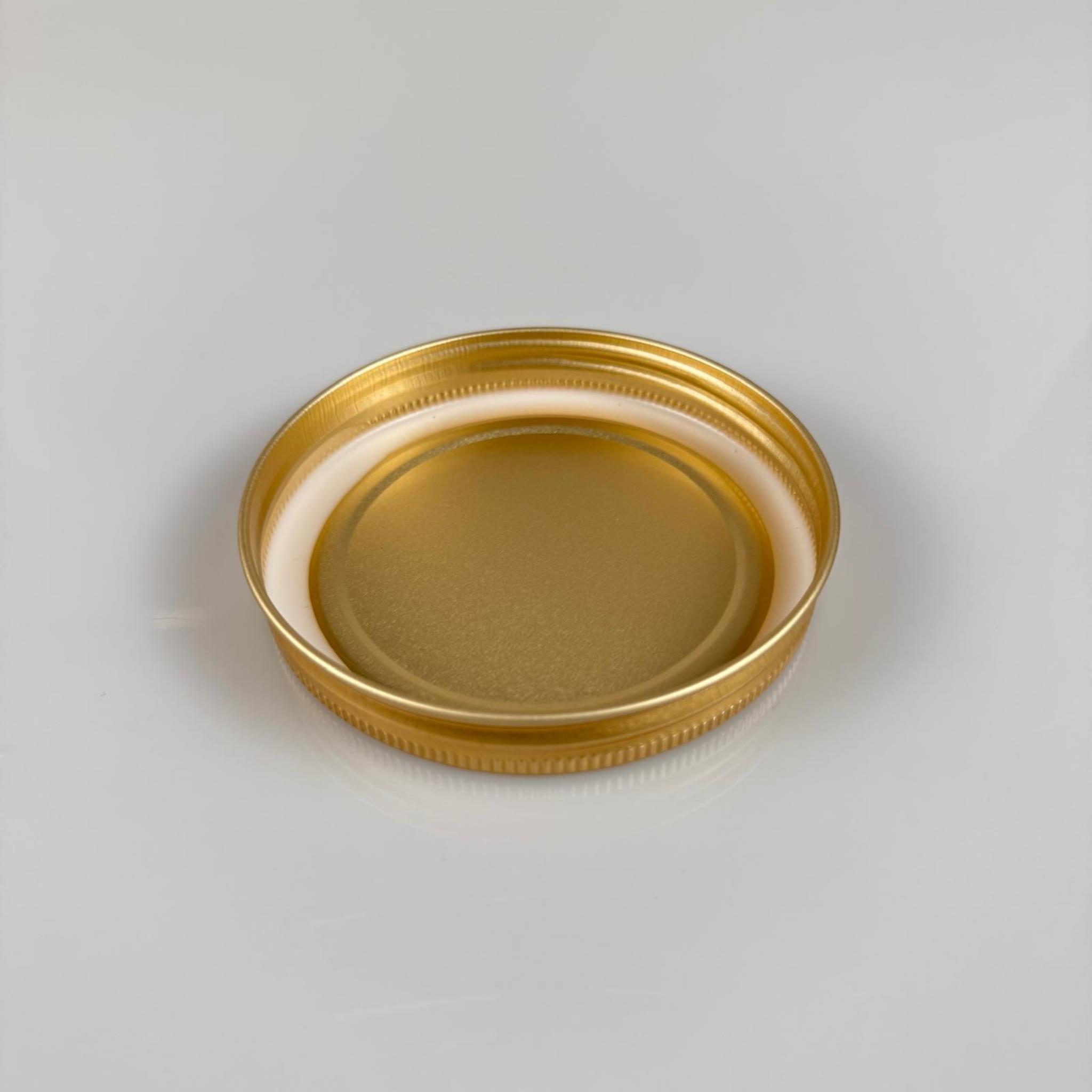 89 MM VİDALI GOLD METAL KAPAKLI (CAM İÇİN)