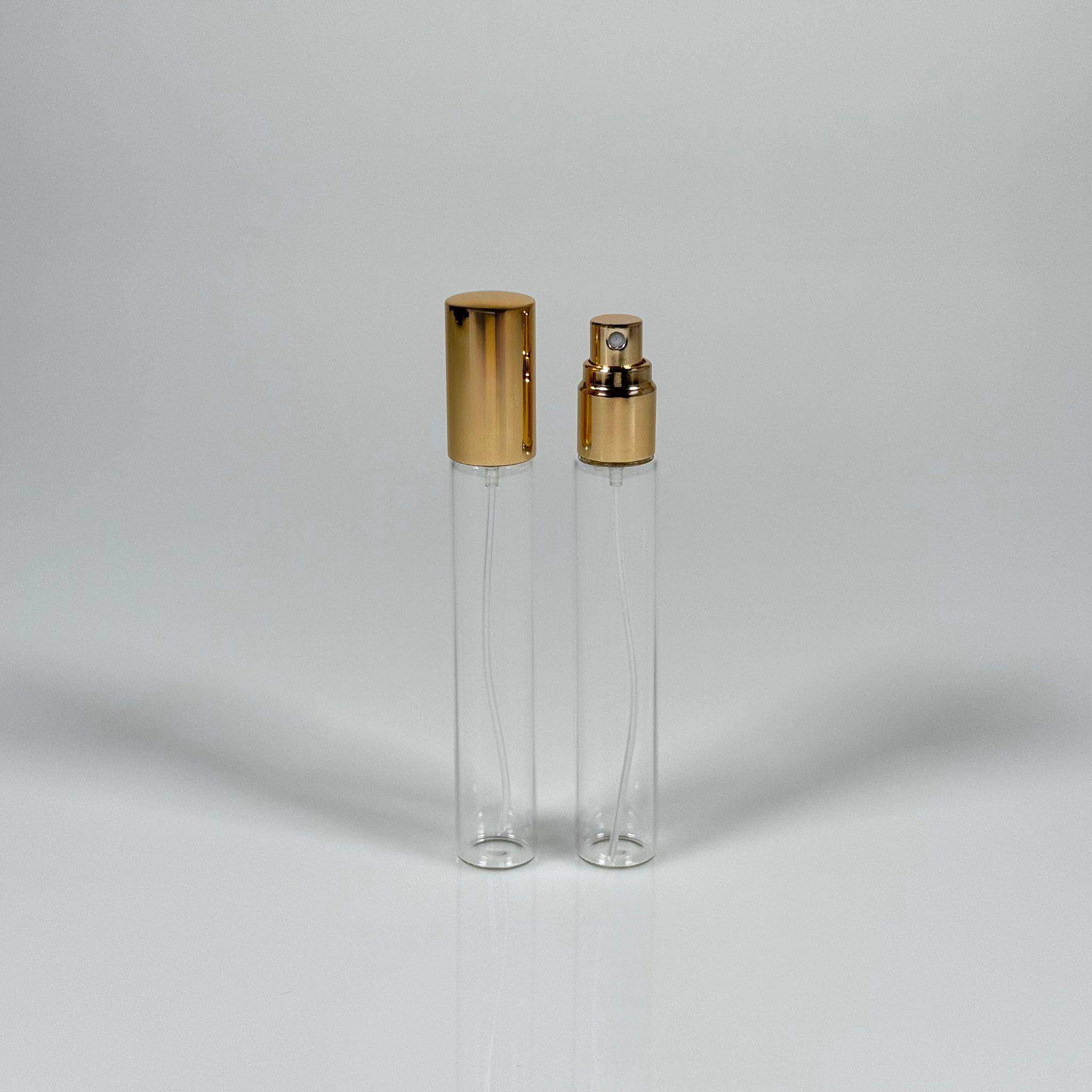 15 CC TESTER PARFÜM ŞİŞESİ - CAM KALEM PARFÜM ŞİŞESİ GOLD METAL SPREYLİ KAPAKLI TAKIM - 15 ML CAM TÜP PARFÜM ŞİŞESİ - VİDALI SPREY VALF TEKRAR DOLDURULABİLİR - HEDİYELİK CAM KOLONYA ŞİŞESİ - DÜĞÜN, NİŞAN, SÖZ, KINA, CENAZE, PROMOSYON İÇİN HEDİYELİK KOLONYA ŞİŞELERİ