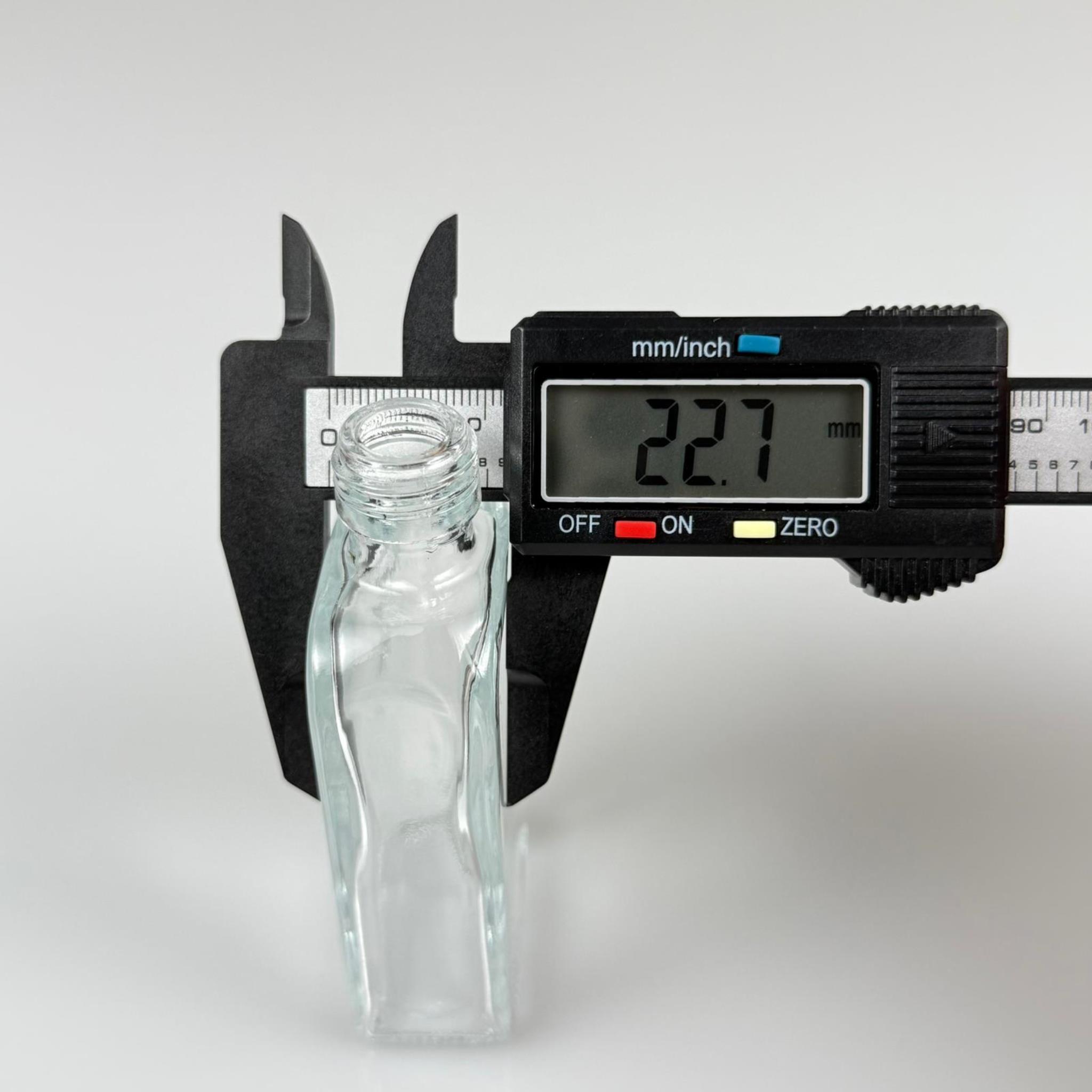 40 CC YASSI DİKDÖRTGEN CAM ŞİŞE - 18 MM AĞIZ - 40 ML PRESTİJLİ ŞİŞE