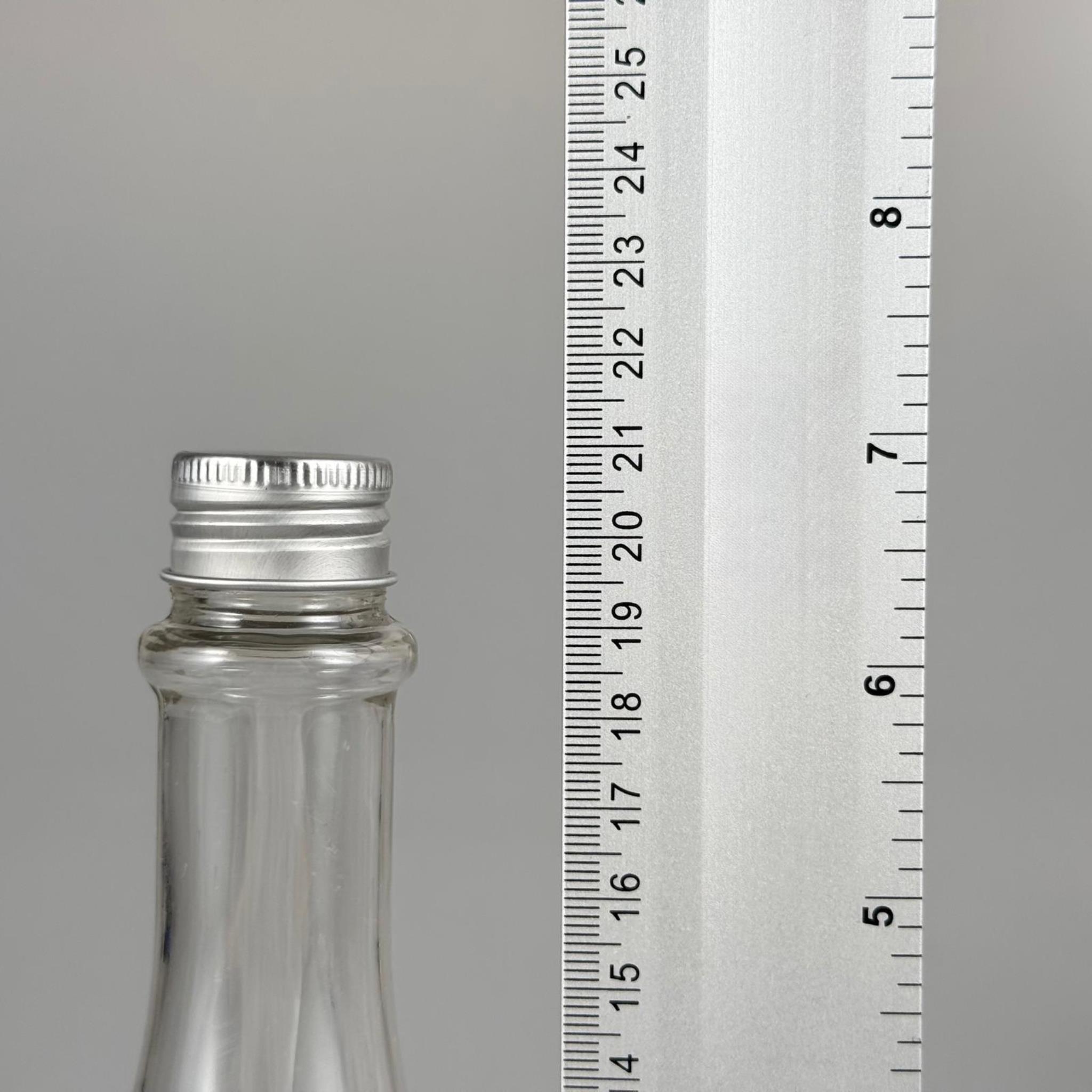 400 CC ŞEFFAF ELİT MODEL PET ŞİŞE (24 AĞIZ) + KÖPÜK CONTALI GÜMÜŞ METAL ALÜMİNYUM KAPAK - 400 ML PALSTİK ŞİŞE