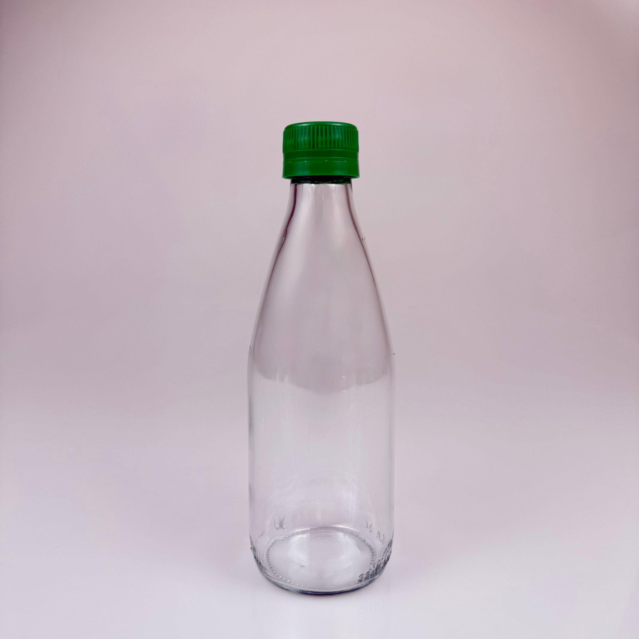 330 CC CAM ŞİŞE - YEŞİL KİLİTLİ KAPAKLI - 330 ML CAM ŞİŞE