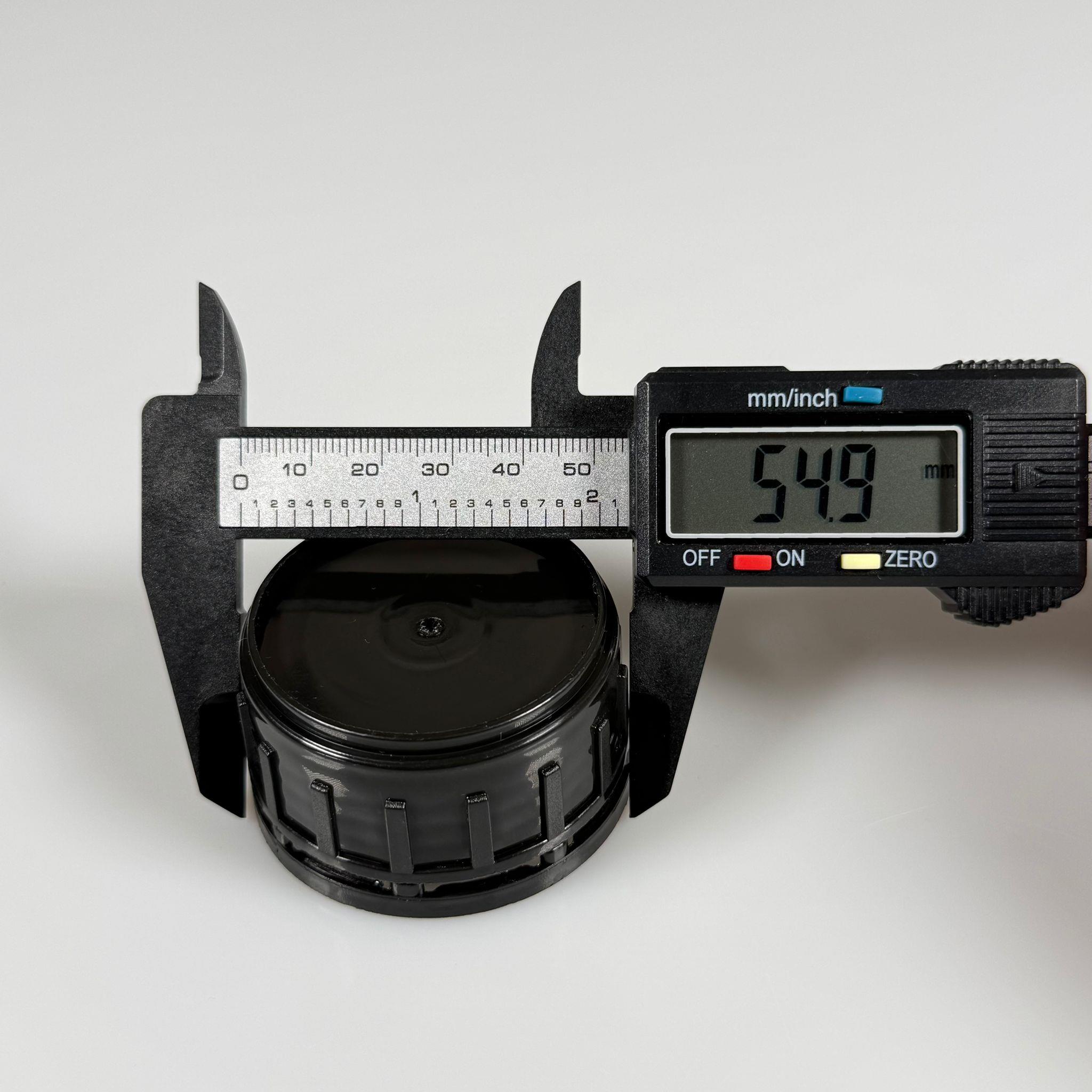 50 MM KÖPÜK CONTALI SİYAH VENTİLLİ PLASTİK KAPAK - SK50 PLASTİK KAPAK (TARIM BİDONU İÇİN)