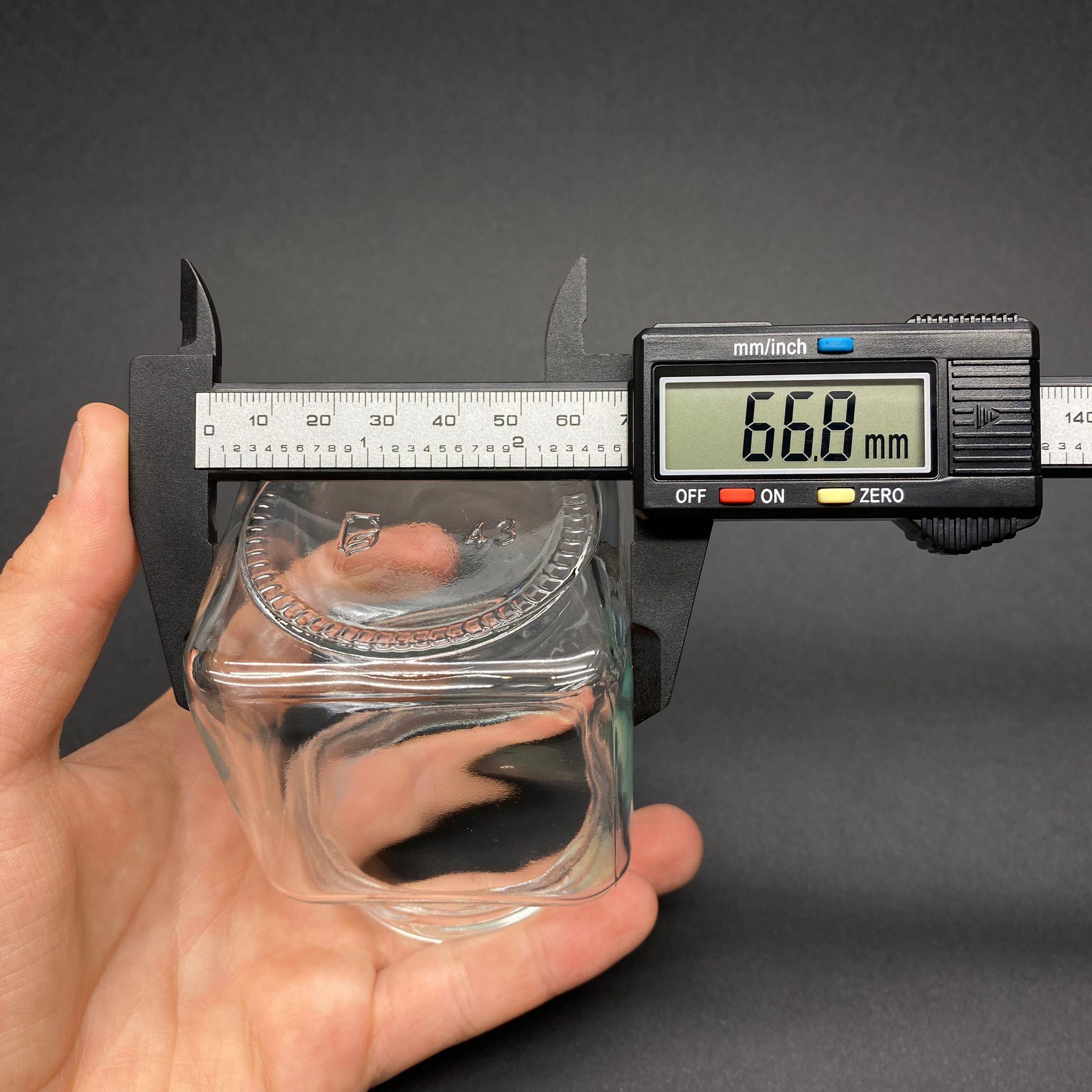 250 CC CAM KARE KAVANOZ - GOLD KAPAKLI - 250 ML KÖŞELİ KAVANOZ