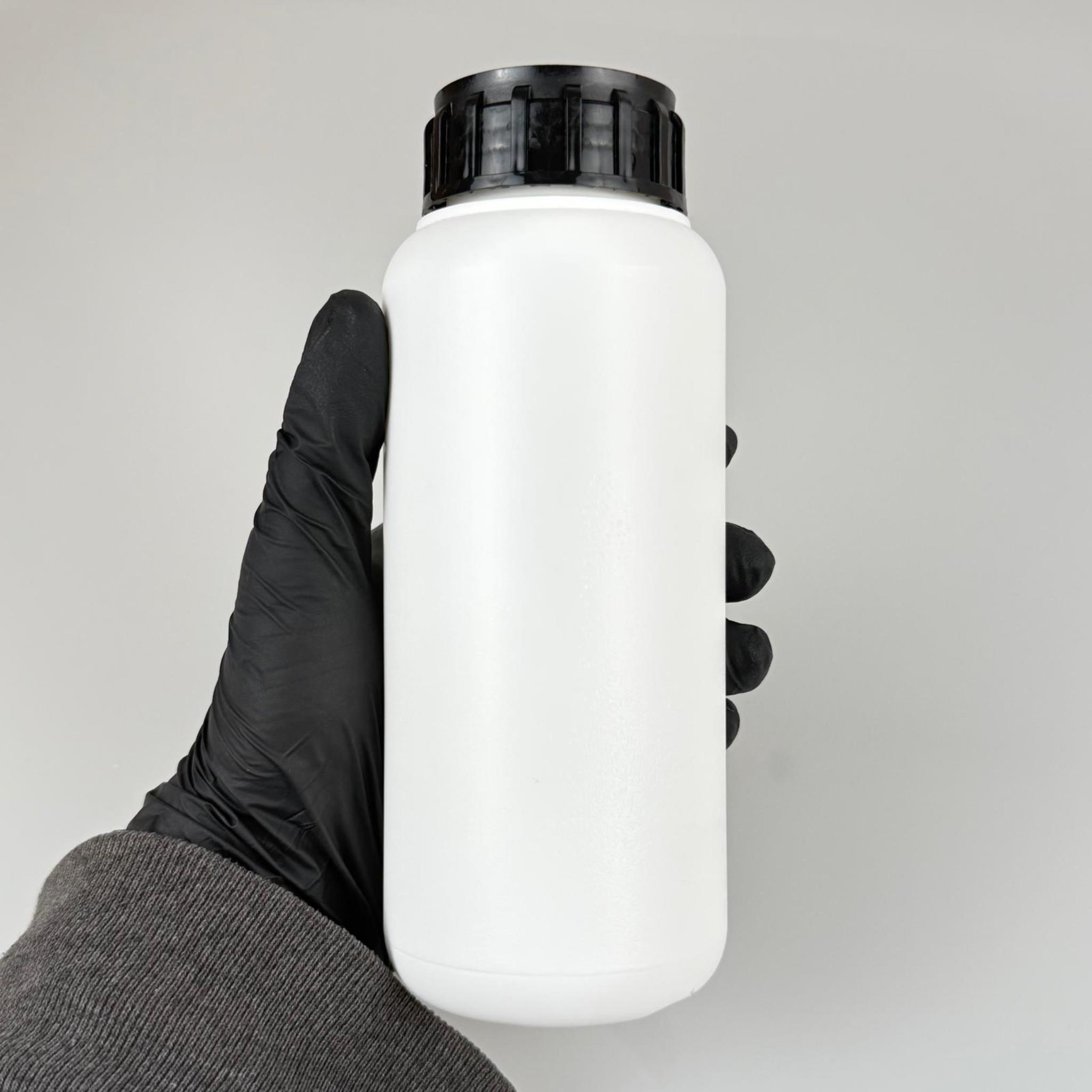 0,5 LT ZİRAİ İLAÇ BİDONU BEYAZ + SİYAH ALÜMİNYUM FOLYOLU İNDİKSİYON CONTA SK50 KAPAK - 500 CC PE POLİETİLEN TARIM BİDON