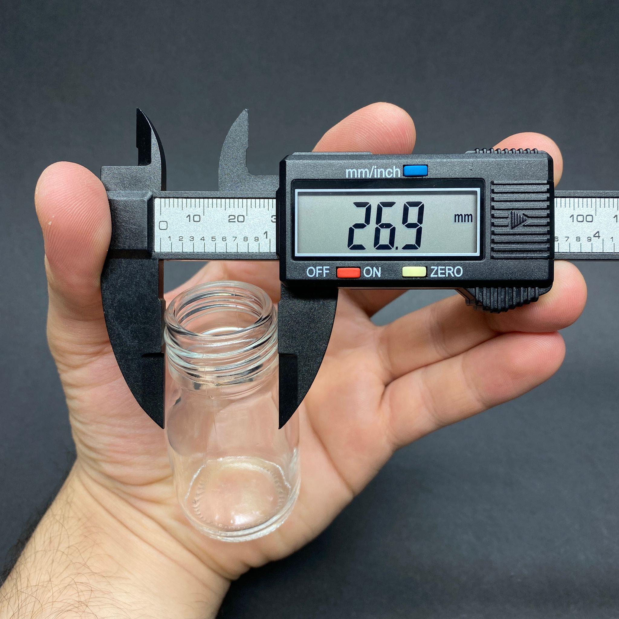 30 CC GENİŞ AĞIZLI ŞEFFAF CAM ŞİŞE KAPAKSIZ (28 AĞIZ) - 30 ML CAM ŞİŞE - MİKROPLARDAN KORUNMASI İÇİN İLAÇLANMIŞTIR, SUYA TUTUNCA ŞEFFAF RENGİ ALIR