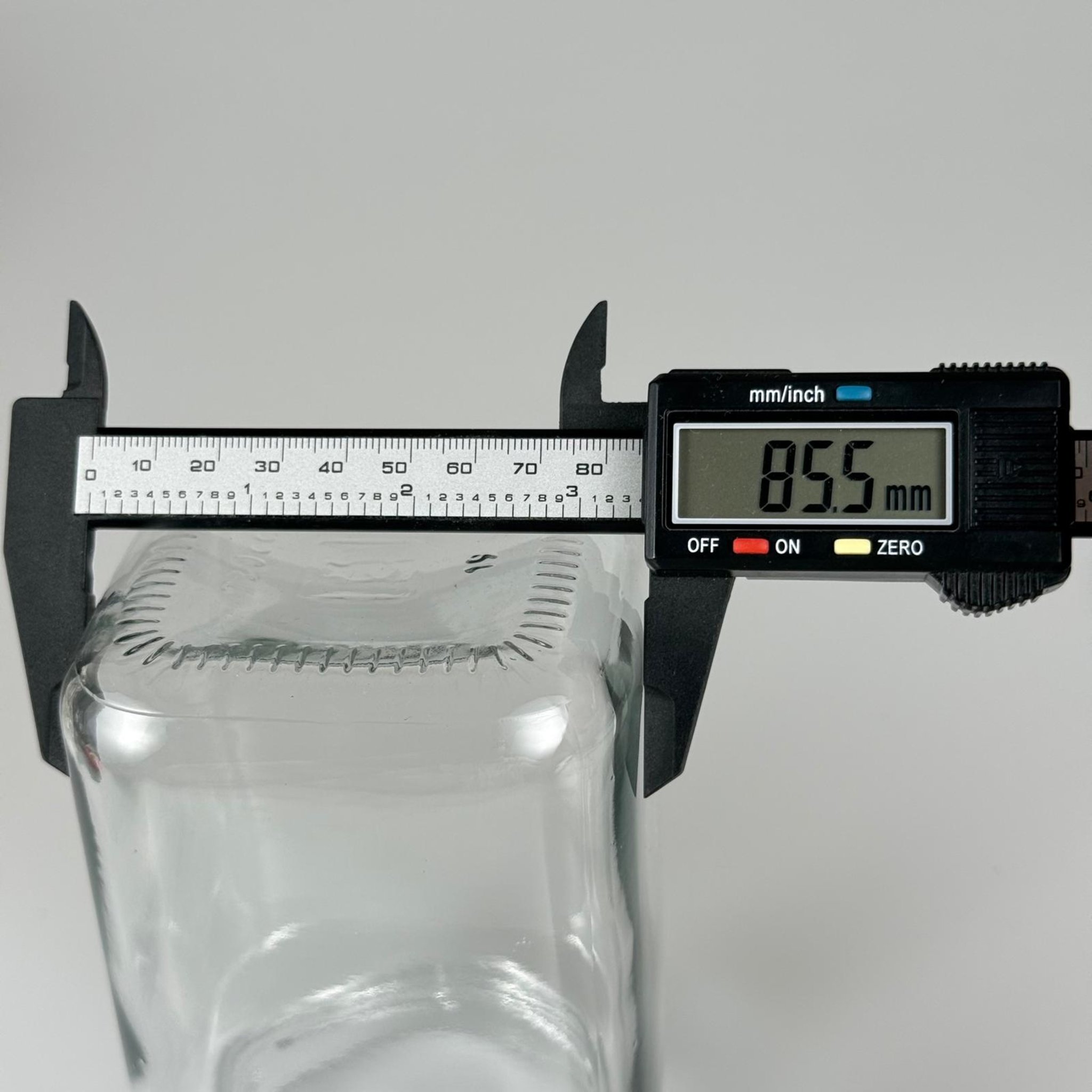 720 CC CAM KARE KAVANOZ (82 AĞIZ) - 720 ML KÖŞELİ KAVANOZ - KAPAKSIZ